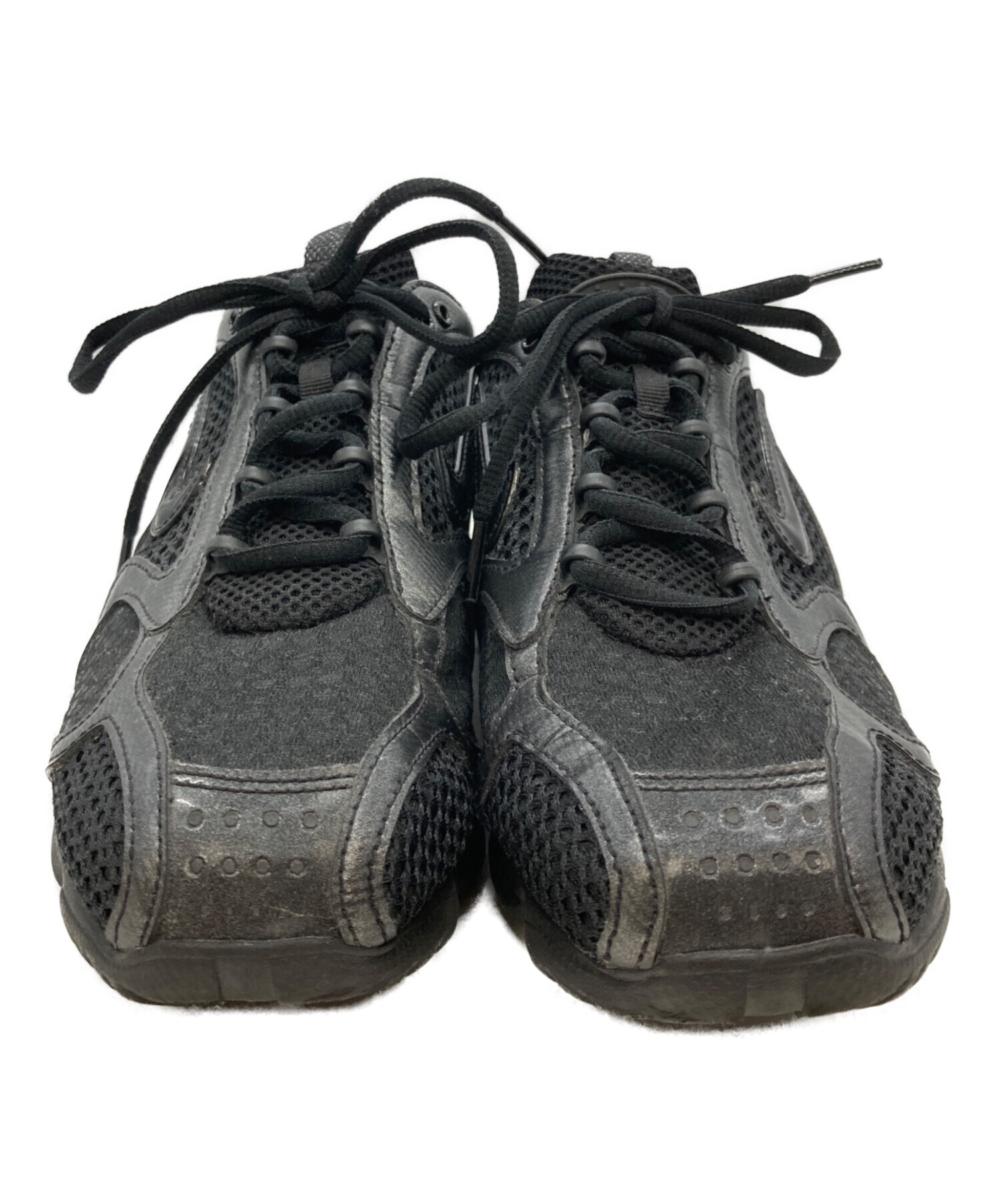 中古・古着通販】NIKE (ナイキ) AIR ZOOM SPIRIDON CAGE 2 ブラック 