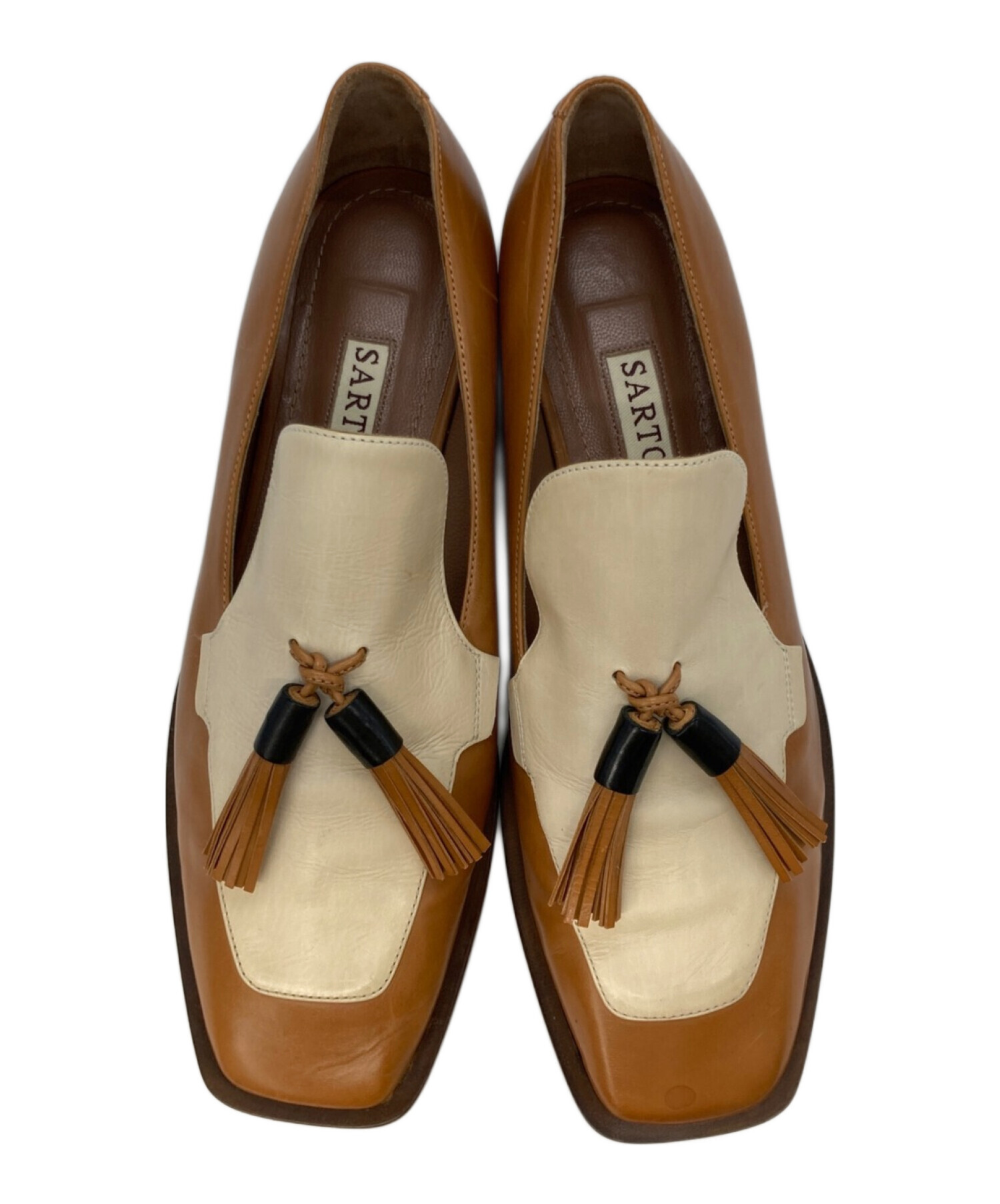 中古・古着通販】SARTORE (サルトル) タッセルバイカラ―ローファー