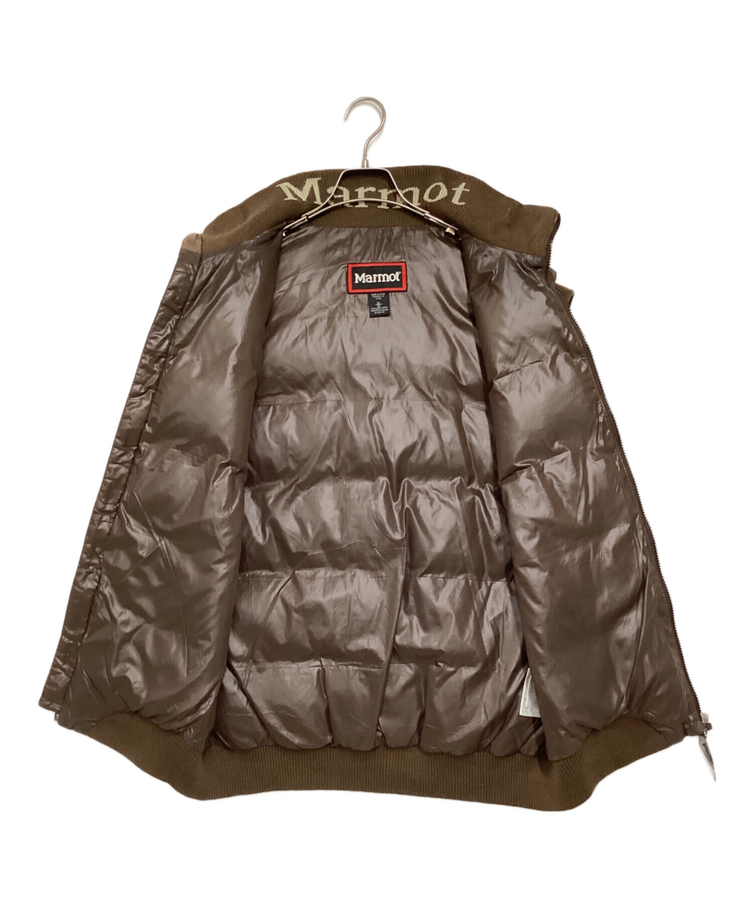 中古・古着通販】MARMOT (マーモット) ダウンベスト ブラウン サイズ