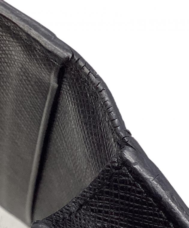 中古・古着通販】PRADA (プラダ) レザーカードケース ブラック