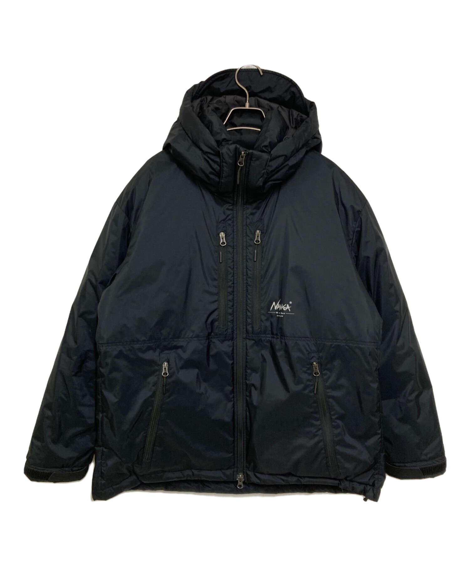 【美品】ナンガ×ベイフロウ ダウン ブラック 美品】ナンガ×ベイフロウ ダウン ブラック - メルカリ