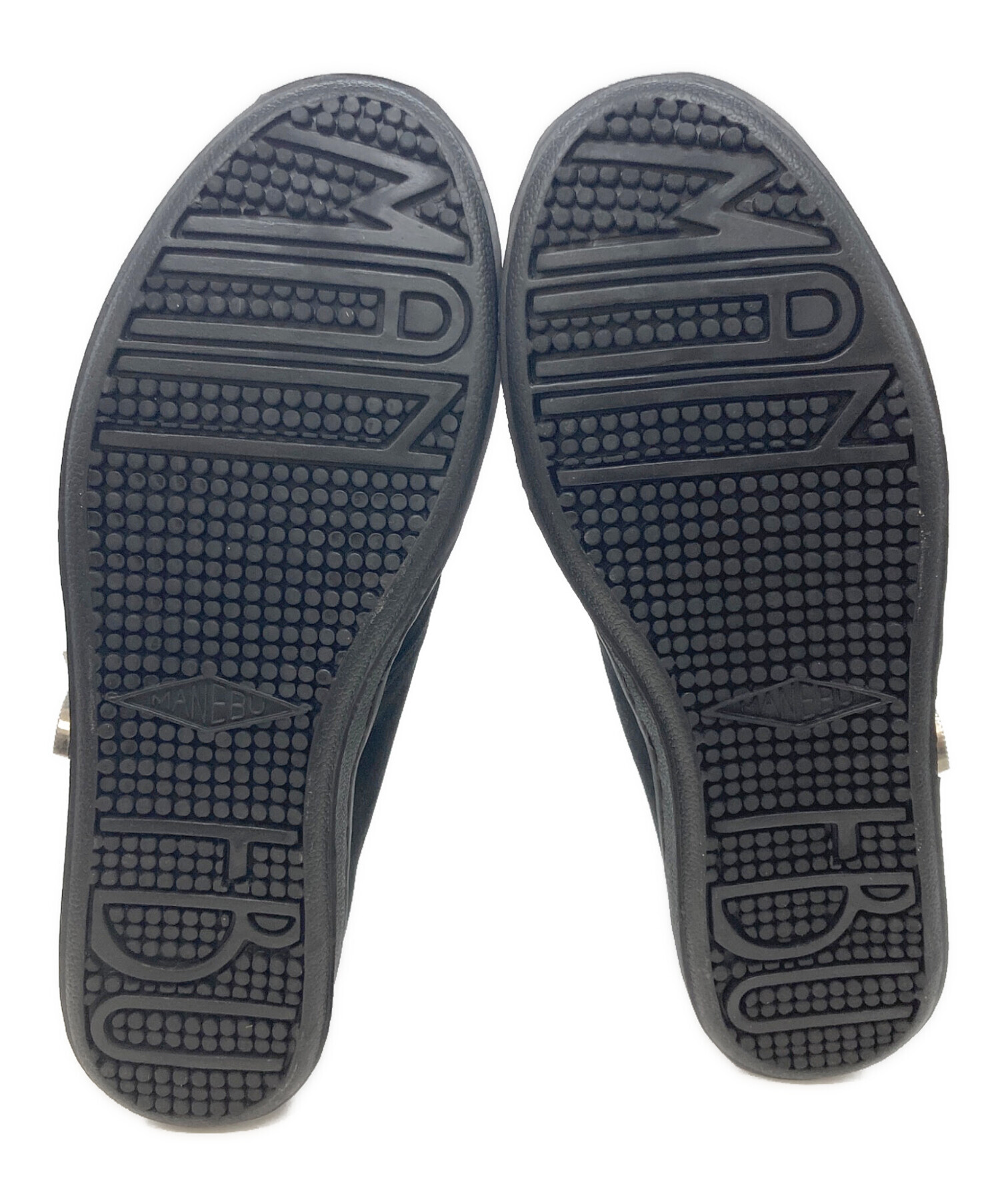 中古・古着通販】MANEBU (マネブ) BEEJO “SUEDE” -PAN SOLE- ブラック