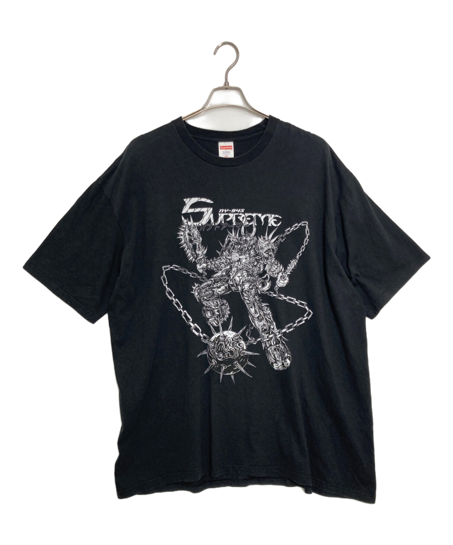 値段交渉可90sVINTAGEセットアップsupreme chrome 中古・古着通販】SUPREME (シュプリーム) Spikes Tee ブラック サイズ