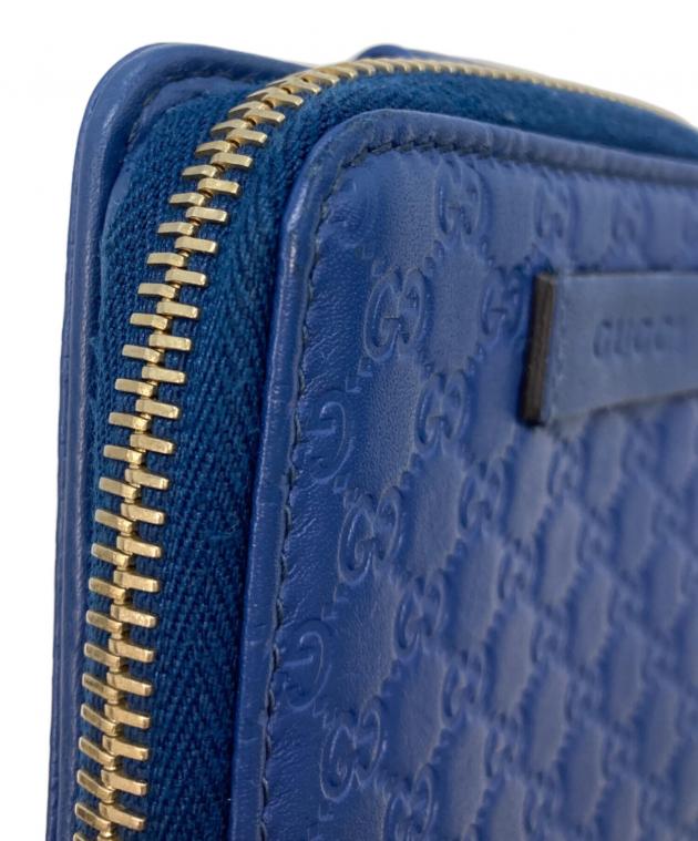 中古・古着通販】GUCCI (グッチ) 2つ折り財布 ブルー｜ブランド・古着