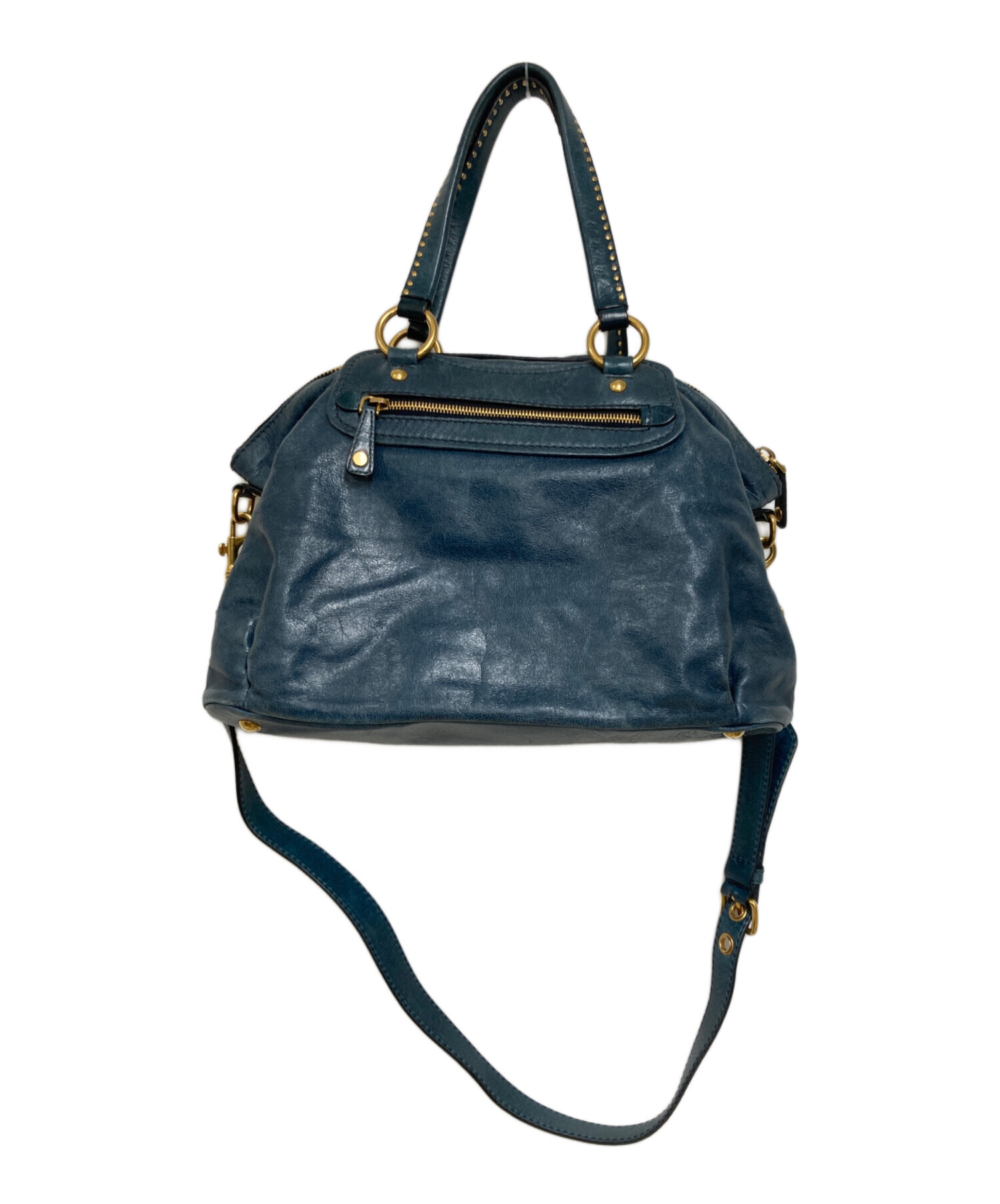 中古・古着通販】MIU MIU (ミュウミュウ) ハートチャーム付き2WAY