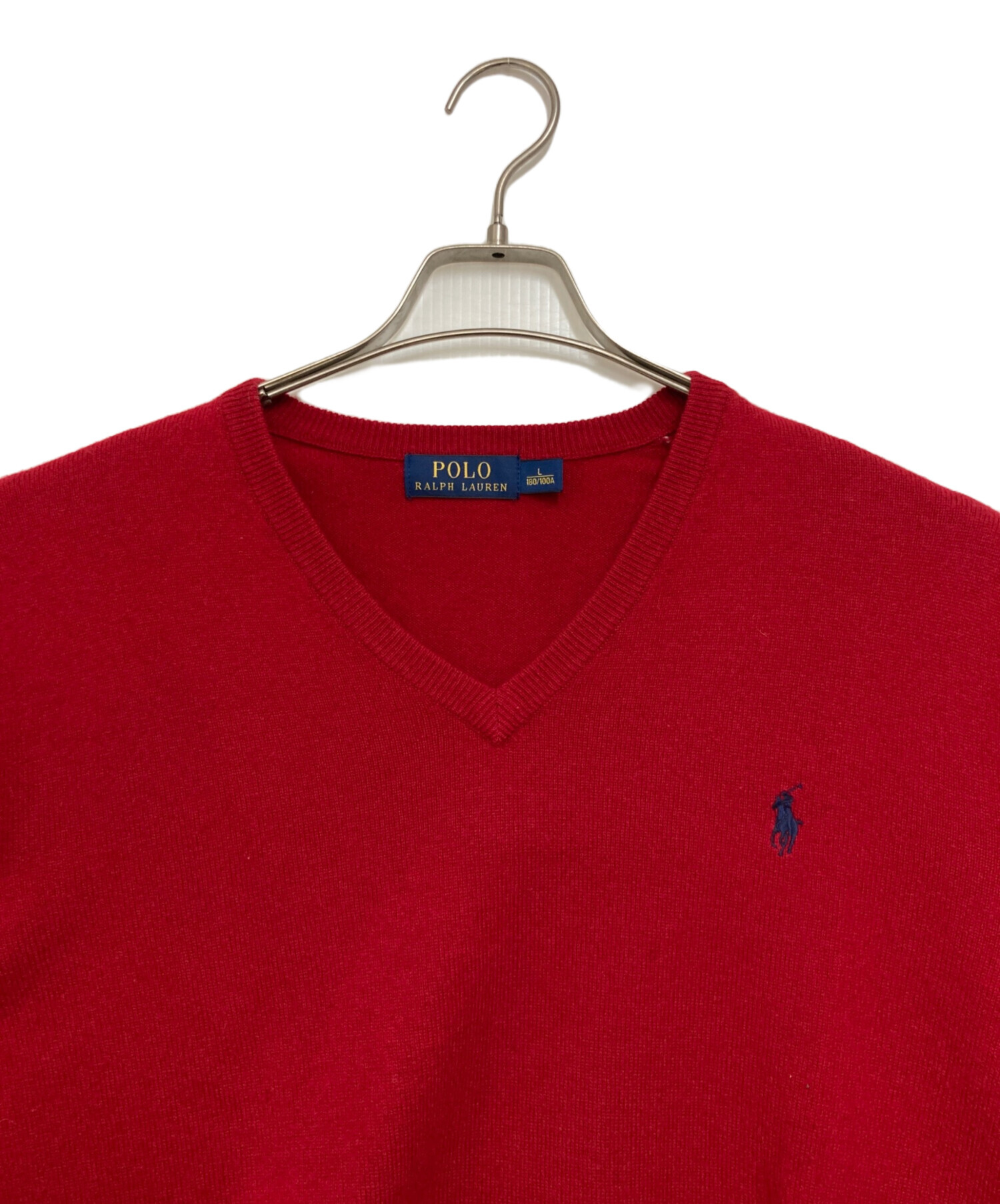 中古・古着通販】POLO RALPH LAUREN (ポロ・ラルフローレン) Vネック 