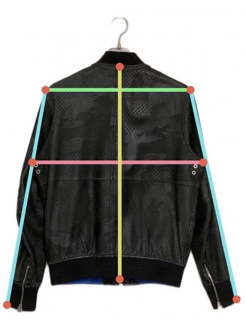 中古・古着通販】DIESEL (ディーゼル) シープスキン レザーボンバー
