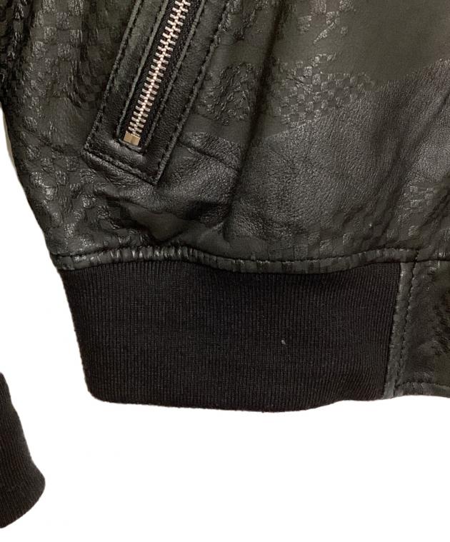 中古・古着通販】DIESEL (ディーゼル) シープスキン レザーボンバー
