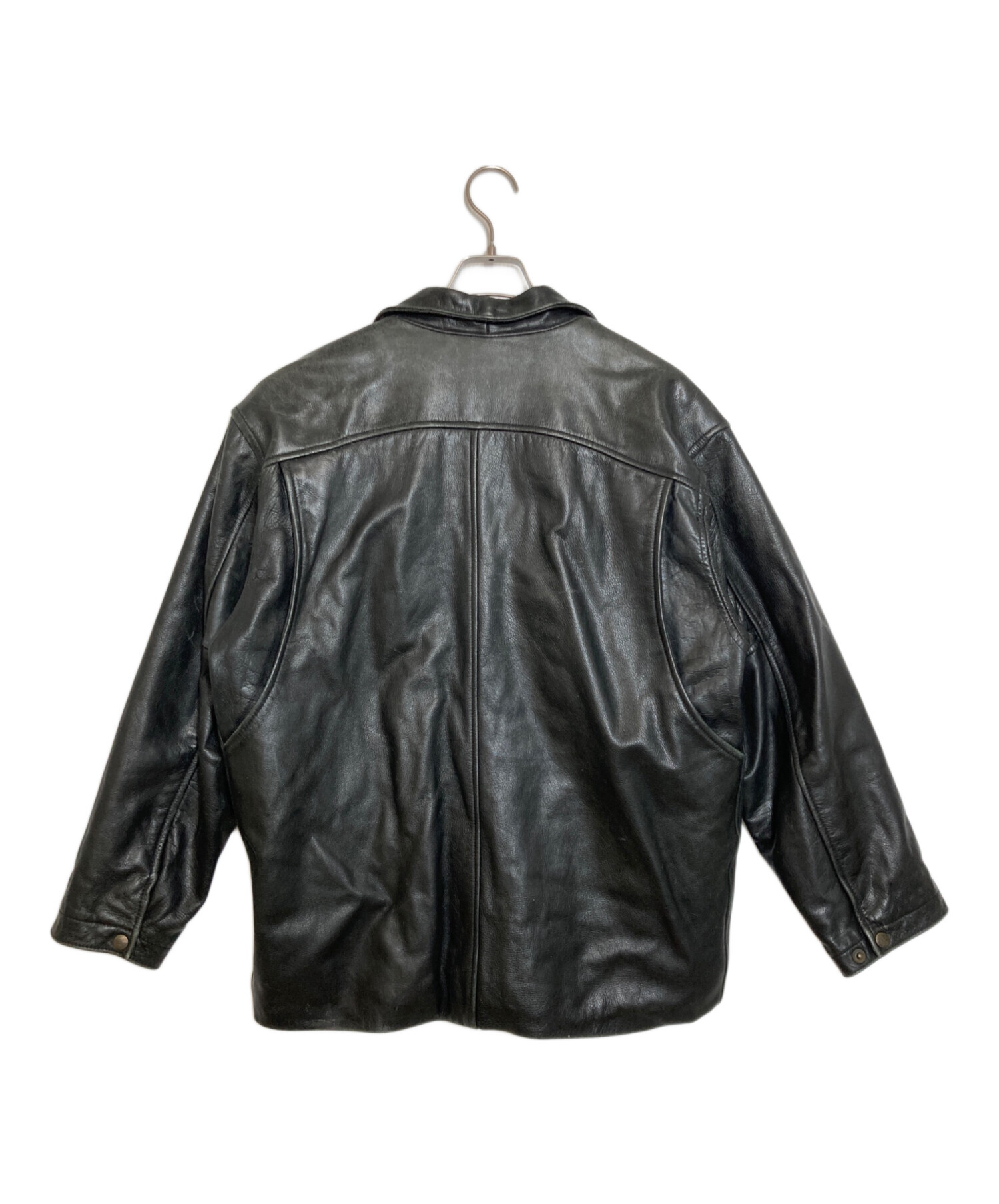 中古・古着通販】CHEVIGNON (シェビニオン) レザージャケット ブラック