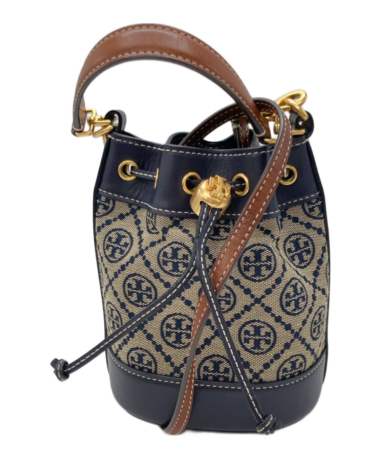 中古・古着通販】TORY BURCH (トリーバーチ) モノグラム巾着ショルダー