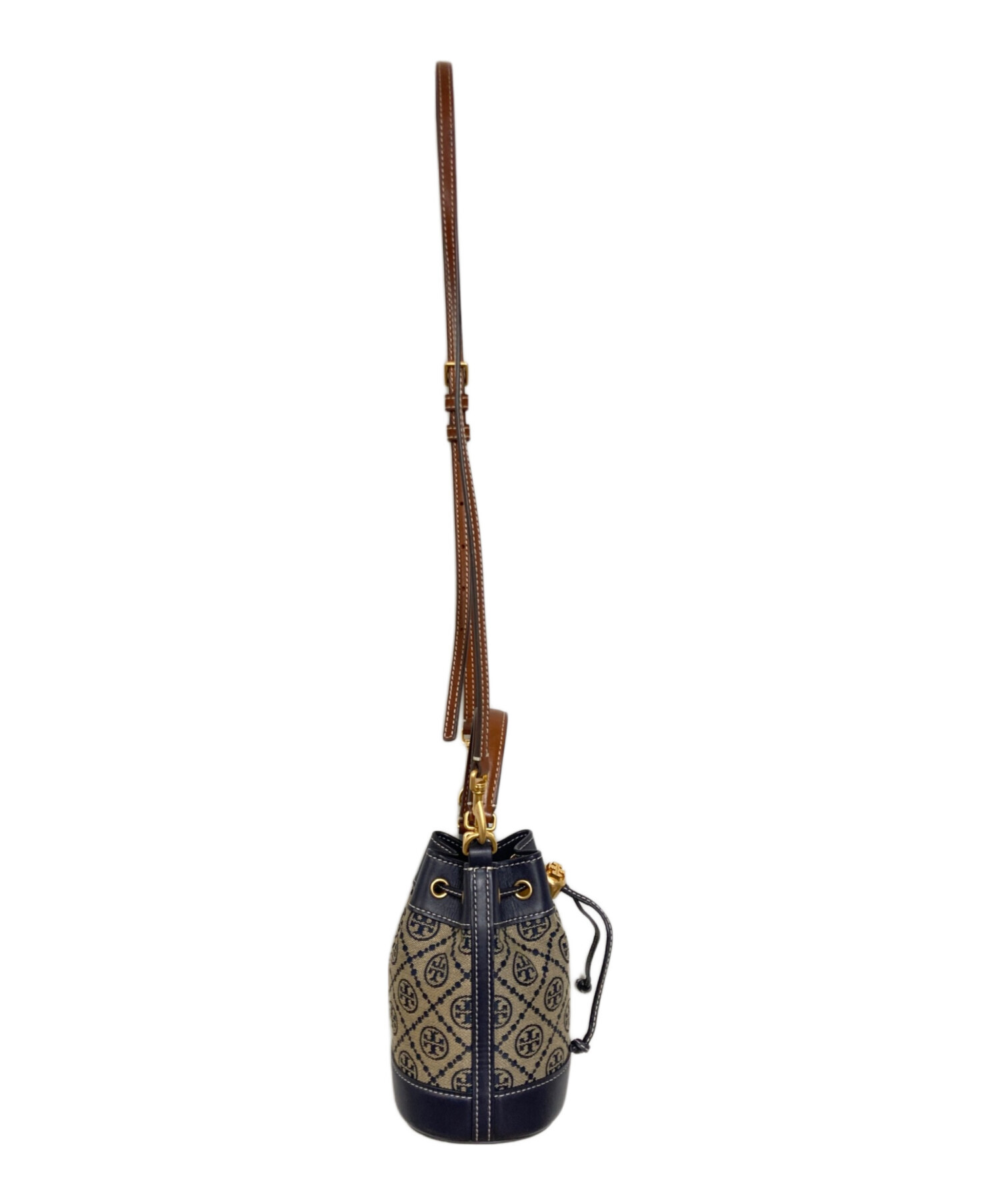 レディース TORY BURCH トリバーチ モノグラム 巾着 ショルダーバッグ