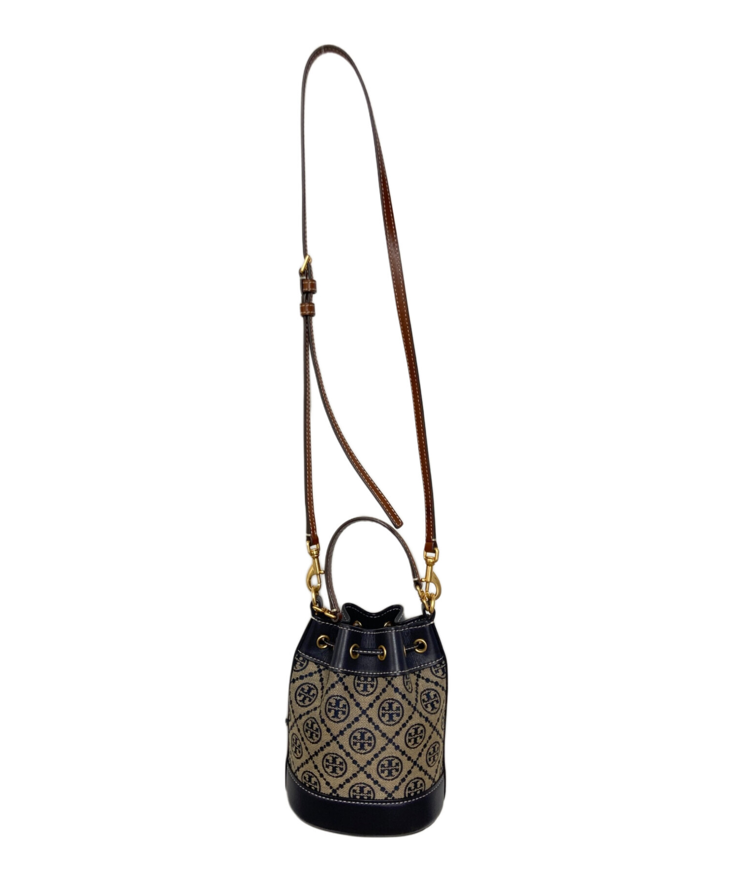 中古・古着通販】TORY BURCH (トリーバーチ) モノグラム巾着ショルダー