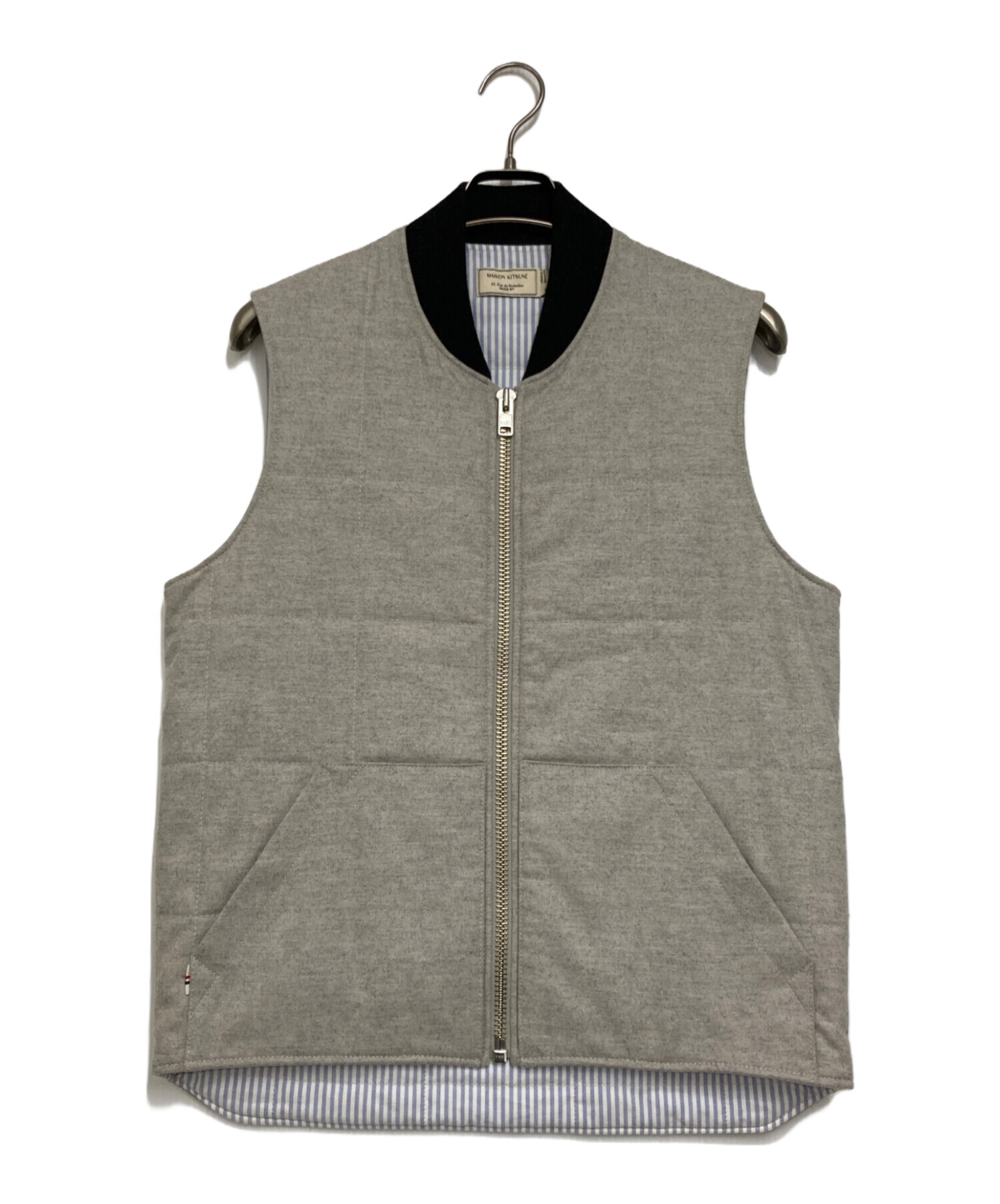 中古・古着通販】maison kitsune (メゾンキツネ) ベスト グレー サイズ 