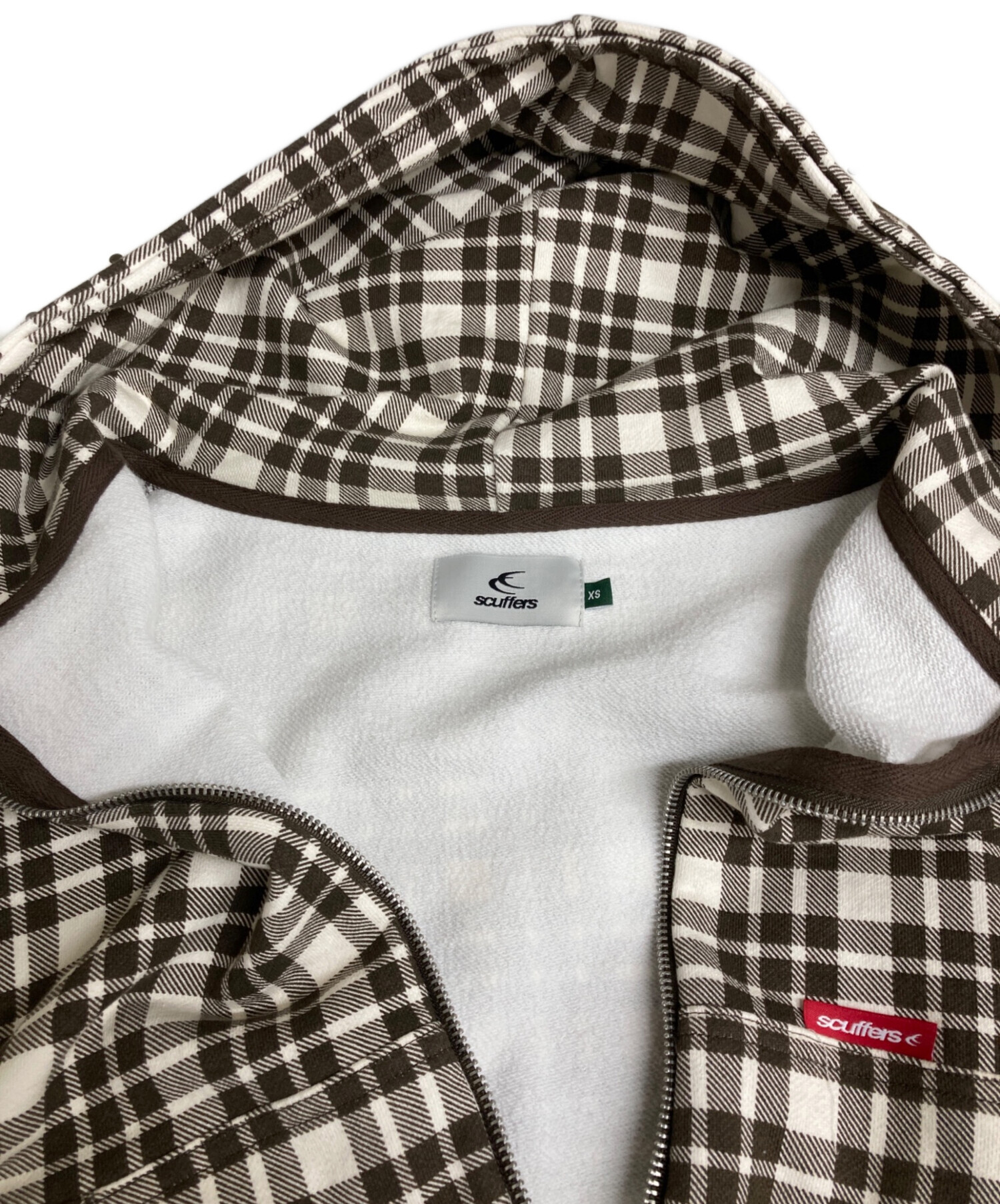 中古・古着通販】scuffers (スカッファー) Scuff Brown Checks Zipper