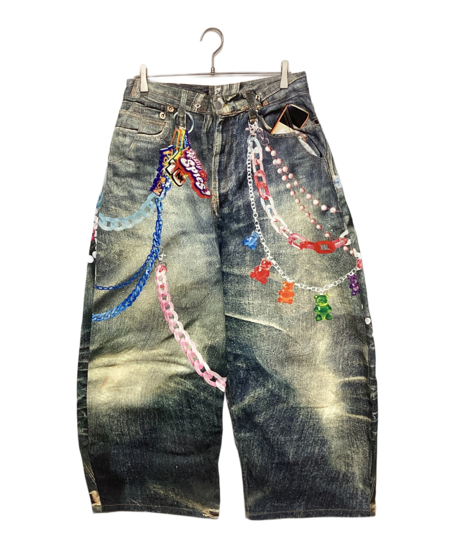 中古・古着通販】FEINICKO (フェイニコ) POLYCHROME GUMMY DENIM PANTS