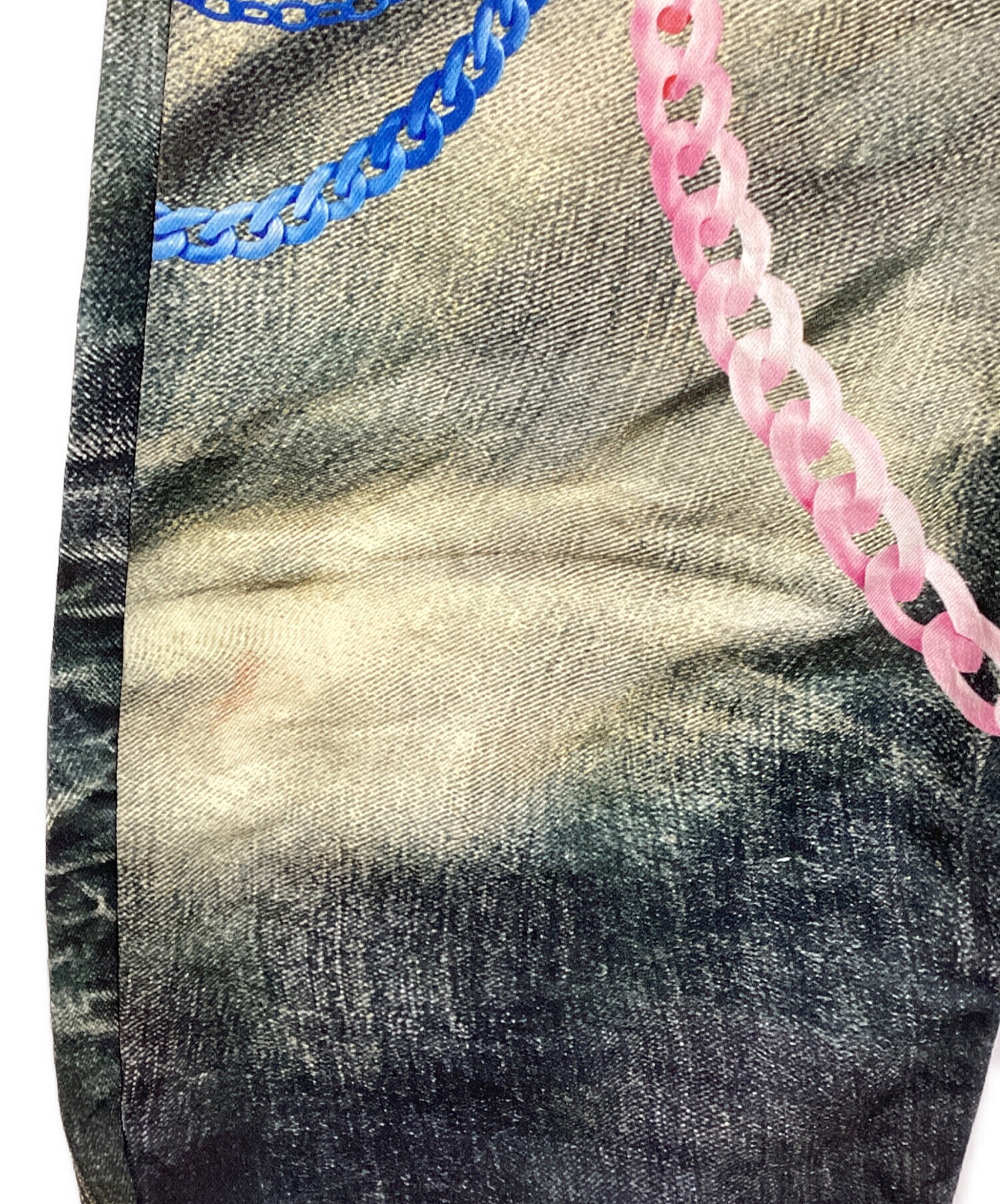 中古・古着通販】FEINICKO (フェイニコ) POLYCHROME GUMMY DENIM PANTS