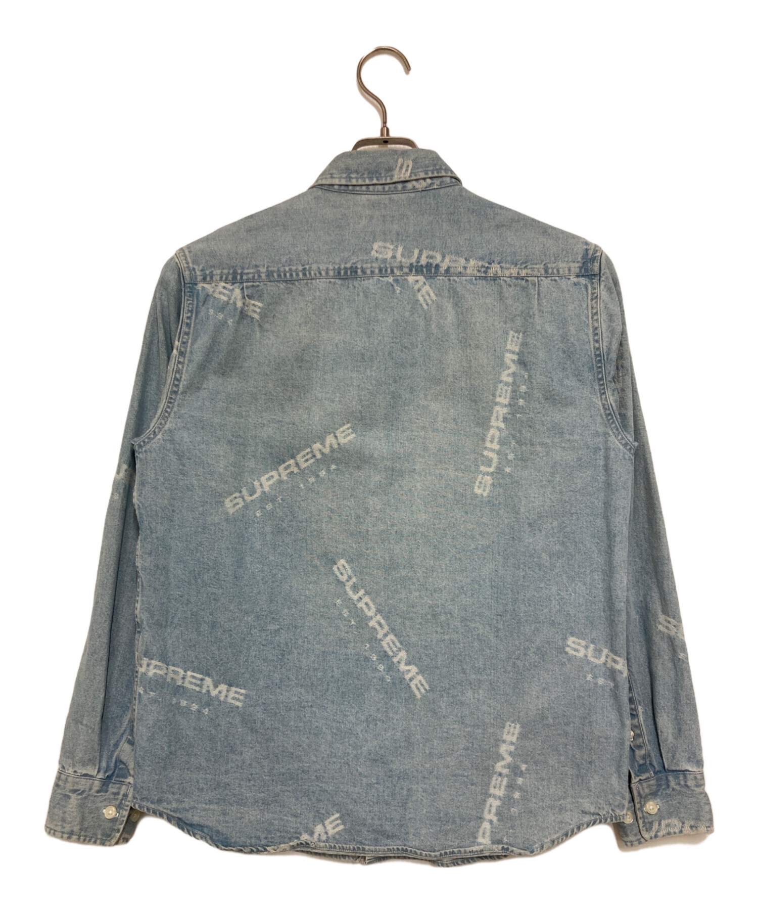 中古・古着通販】SUPREME (シュプリーム) Jacquard Denim Shirt 中古・古着通販】SUPREME (シュプリーム) Jacquard Denim Shirt