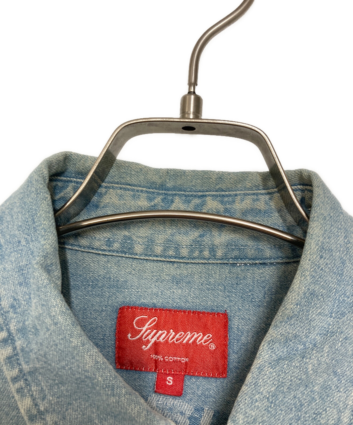 中古・古着通販】SUPREME (シュプリーム) Jacquard Denim Shirt 中古・古着通販】SUPREME (シュプリーム) Jacquard Denim Shirt