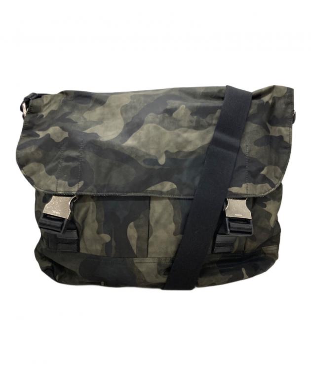 中古・古着通販】PRADA (プラダ) メッセンジャーバッグ カーキ