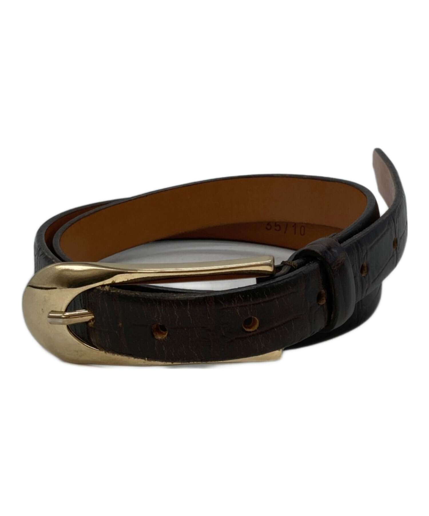 Felisi ブラウンレザーベルト Felisi（フェリージ） ベルト - ブラウン