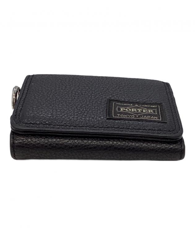 中古・古着通販】PORTER (ポーター) 3つ折り財布/CALM WALLET ブラック 