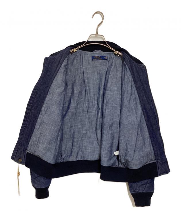 人気！ 美品✨ ポロラルフローレン キルテッドデニムボンバージャケット Mサイズ 中古・古着通販】POLO RALPH LAUREN (ポロ・ラルフローレン