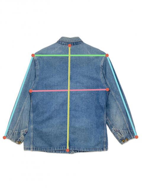 中古・古着通販】CarHartt (カーハート) Michigan Chore Coat デニム