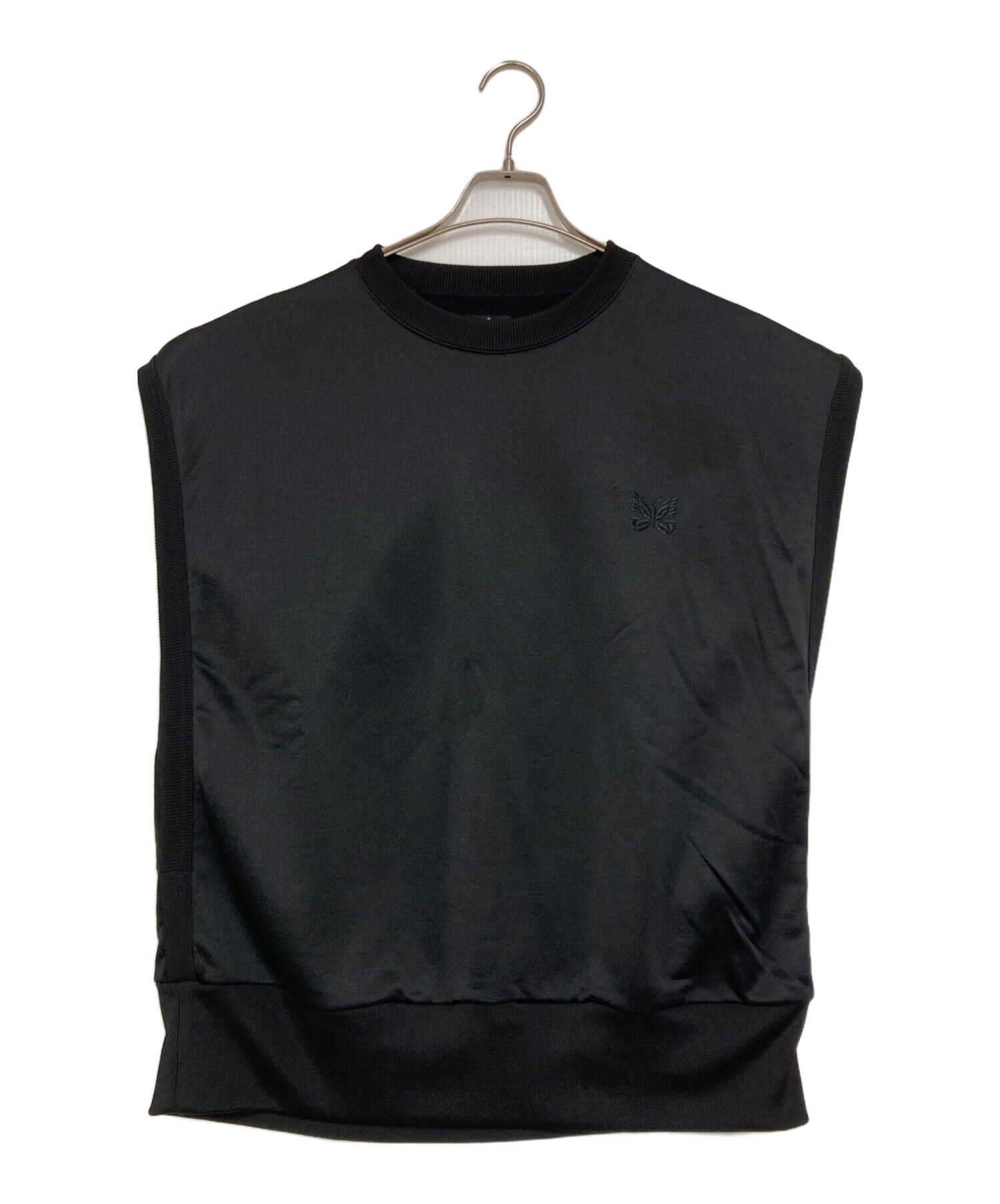 中古・古着通販】Needles (ニードルズ) Sleeveless Tee - C/P ブラック