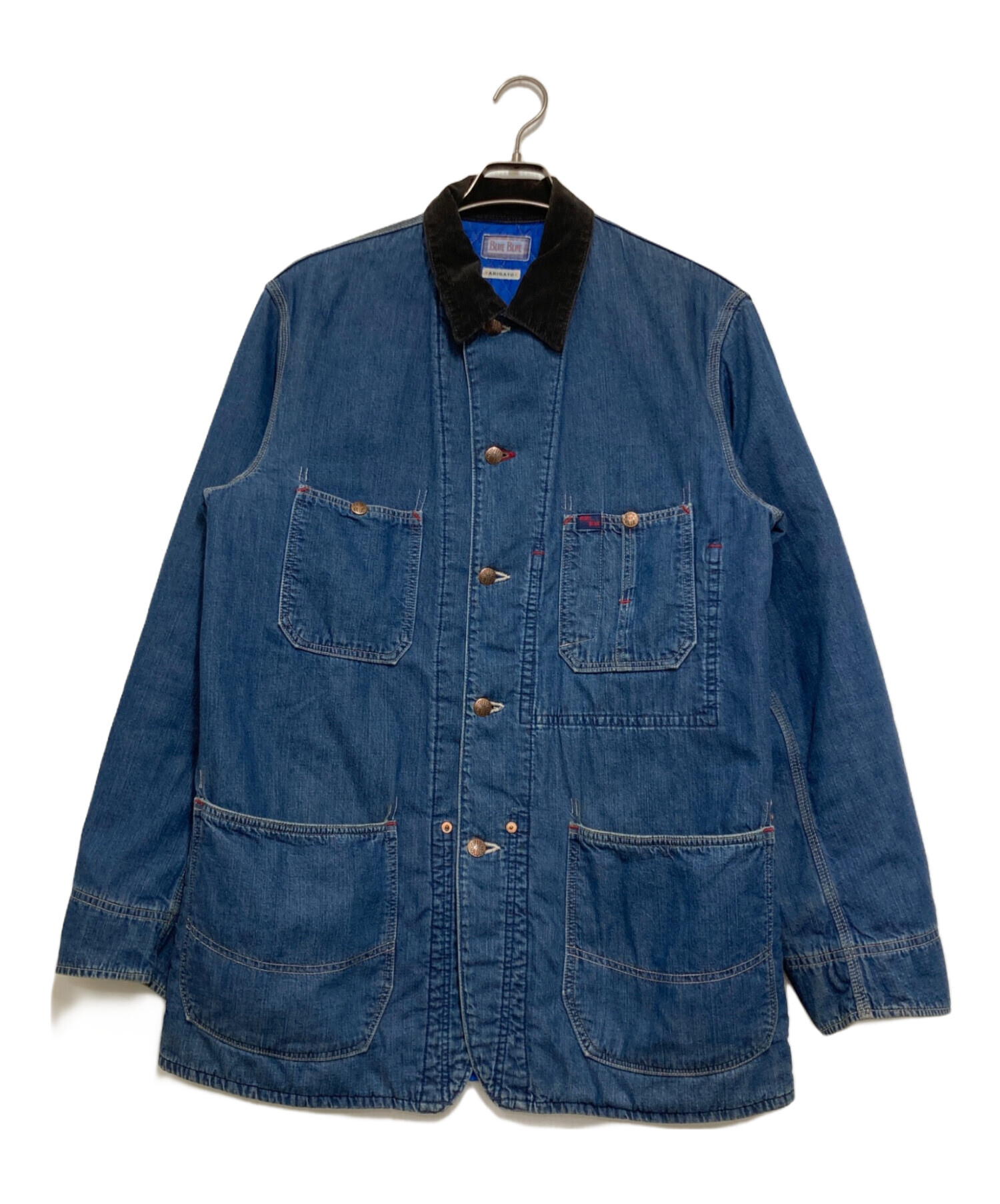 中古・古着通販】BLUE BLUE (ブルーブルー) 裏キルティングデニム