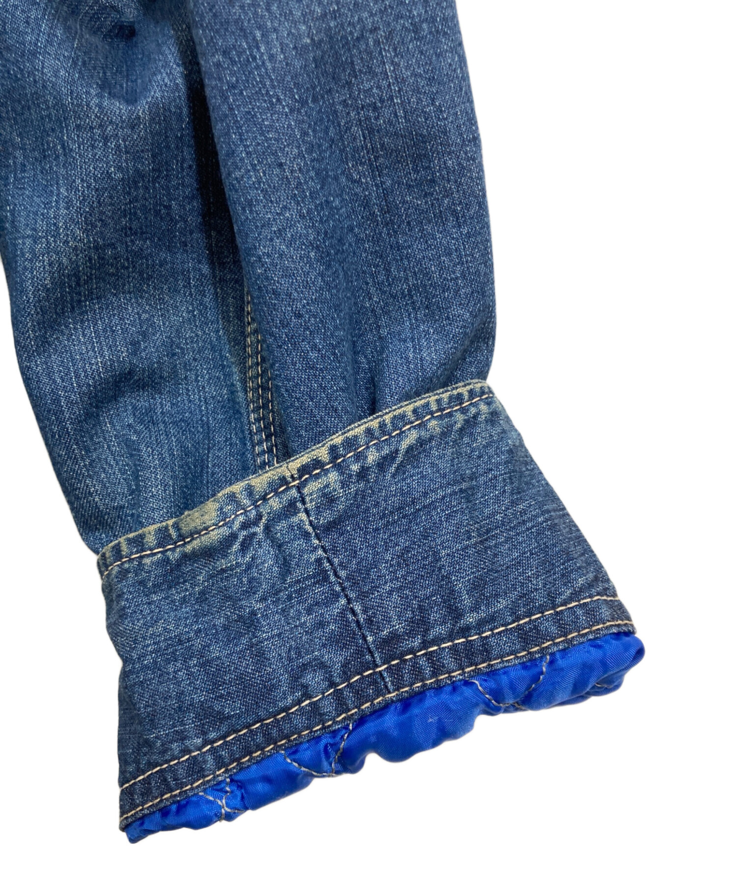 中古・古着通販】BLUE BLUE (ブルーブルー) 裏キルティングデニム