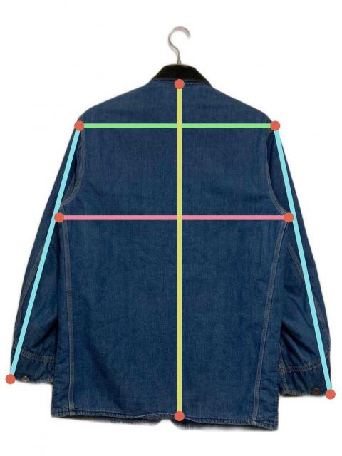 中古・古着通販】BLUE BLUE (ブルーブルー) 裏キルティングデニム