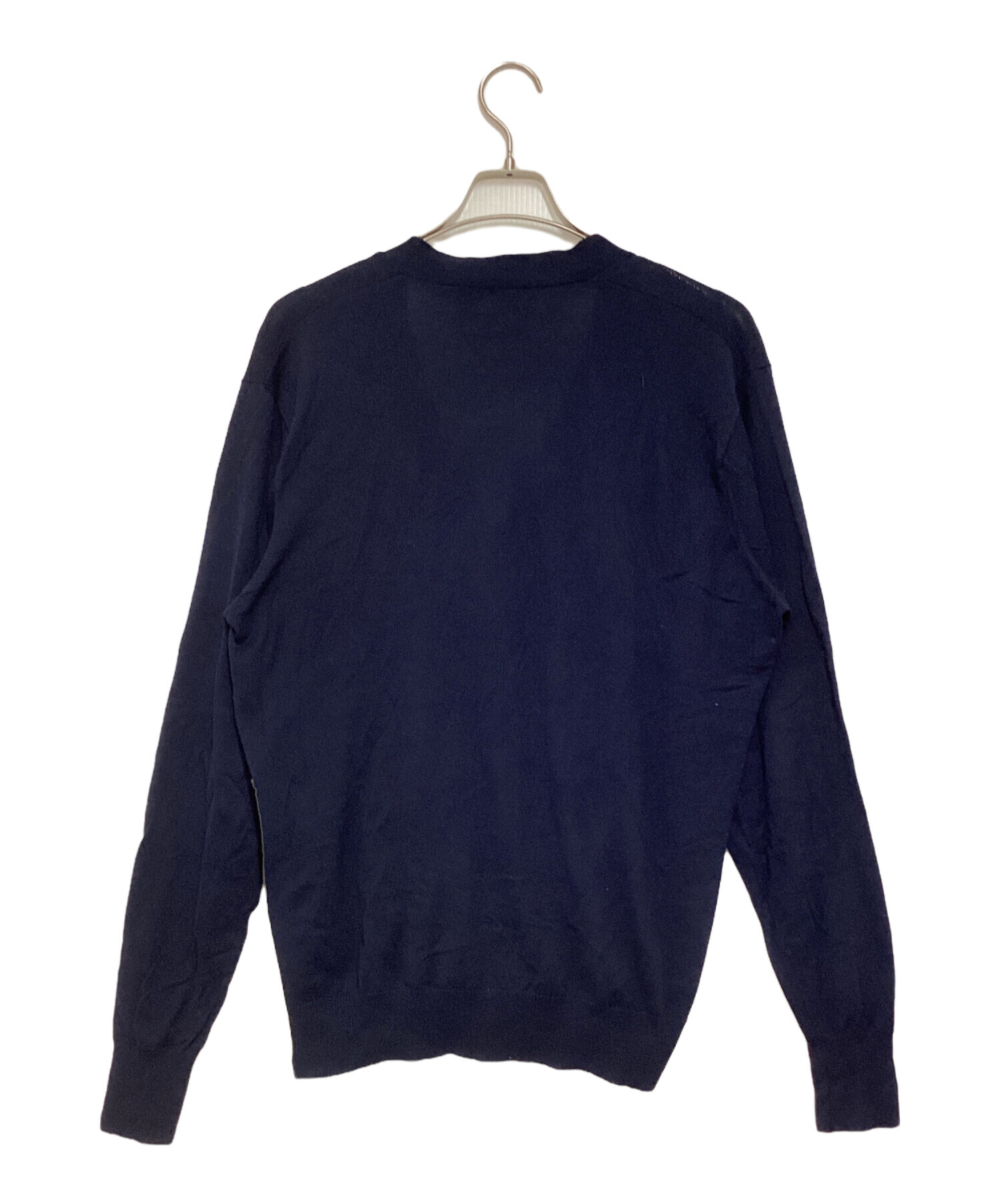 UNDER COVER アンダーカバー カーディガン S 紺 【古着】【中古】【送料無料】 中古・古着通販】UNDERCOVER (アンダーカバー) 片脇2連ジップ