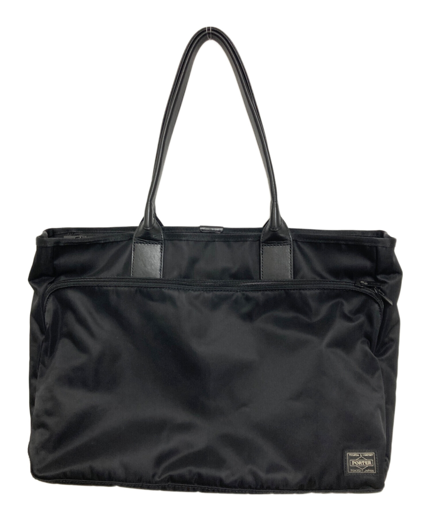 中古・古着通販】PORTER (ポーター) TIME TOTE BAG ブラック｜ブランド
