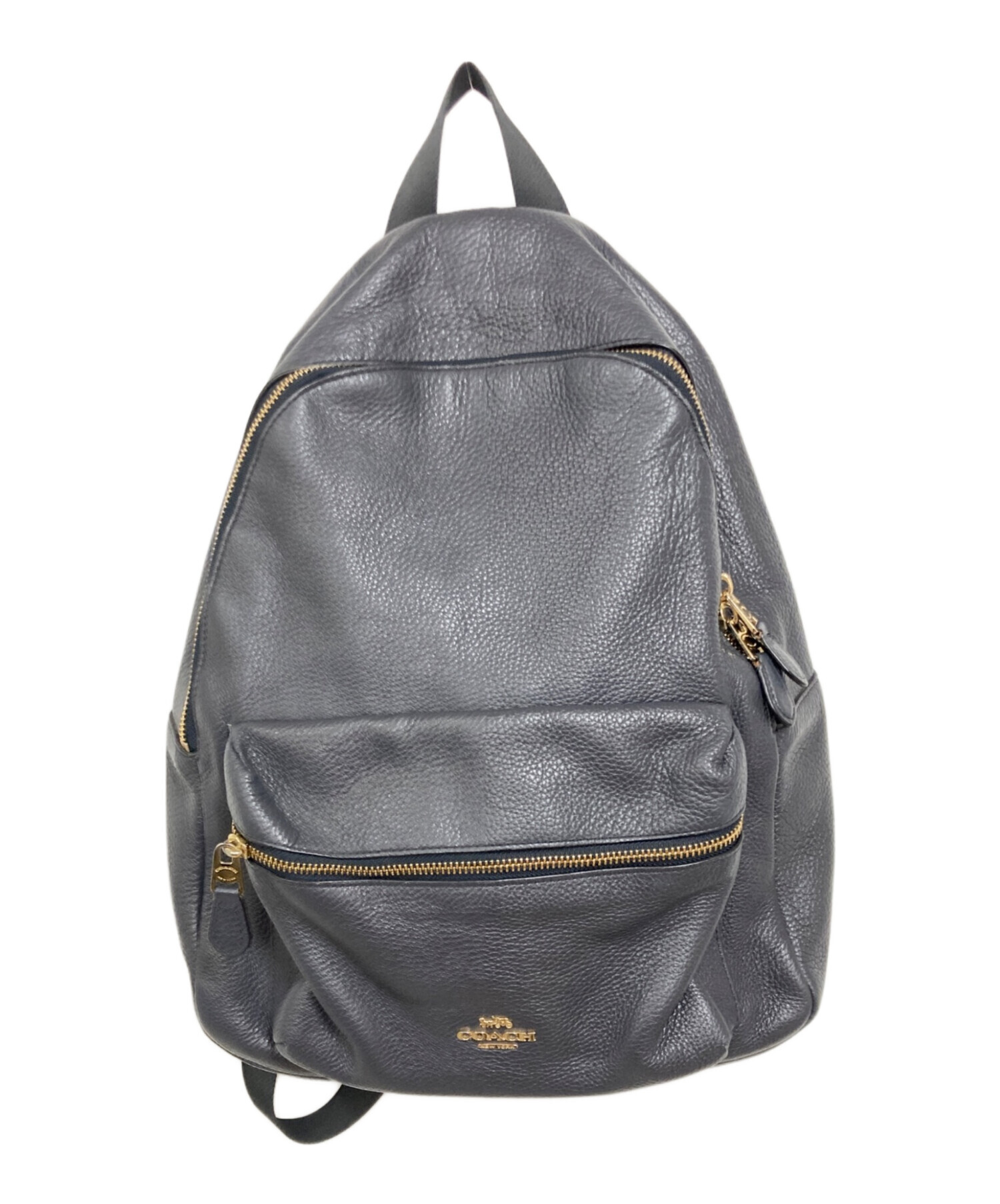 中古・古着通販】COACH (コーチ) レザーリュック ブラウン｜ブランド
