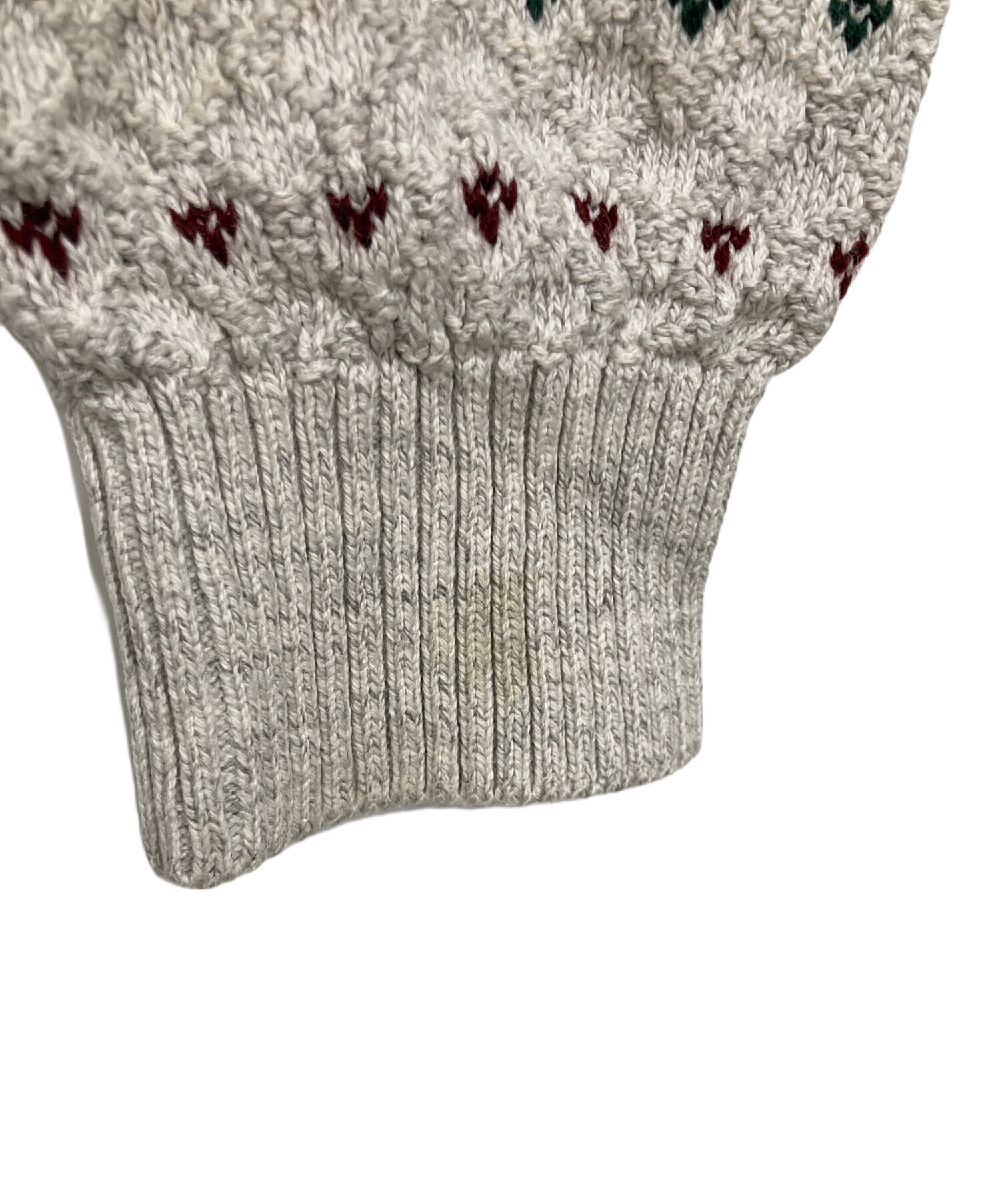 St.John’s Bay コットンニット グリーン L 古着　Vガゼット　新品 中古・古着通販】ST JOHN'S BAY (セントジョンズベイ) コットン