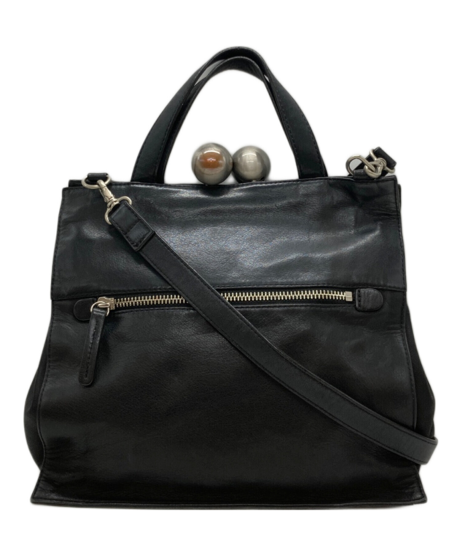 中古・古着通販】kawa-kawa (カワカワ) がま口ショルダーバッグ