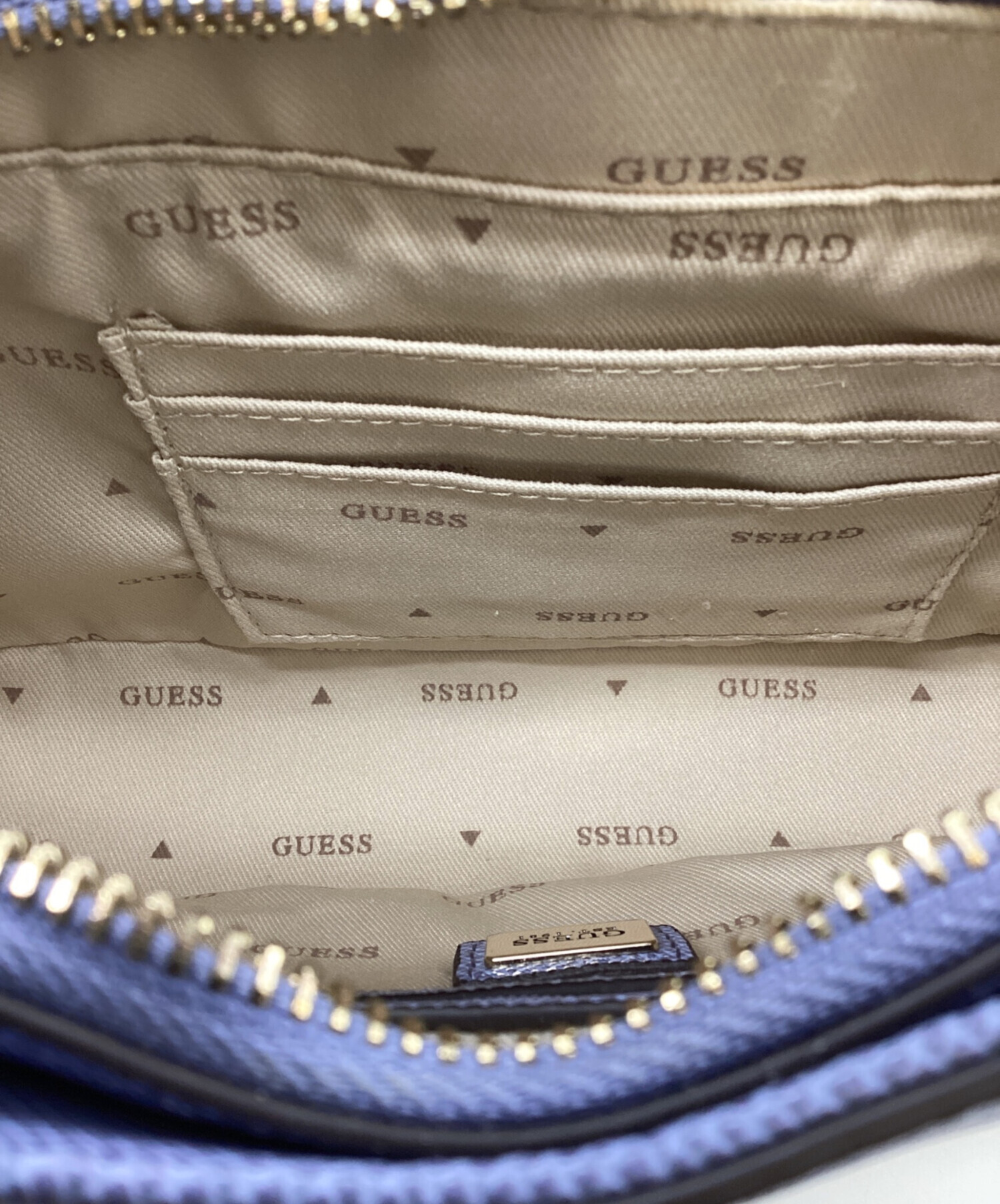 中古・古着通販】GUESS (ゲス) ワンショルダーバッグ ブルー｜ブランド