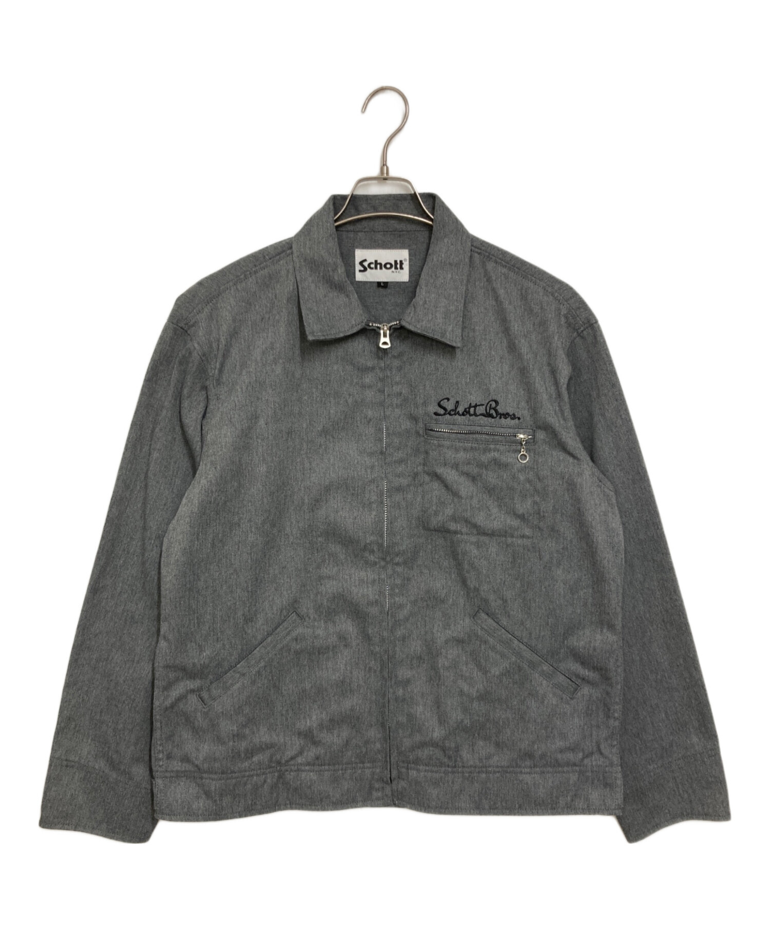 中古・古着通販】Schott (ショット) TC ワークジャケット グレー