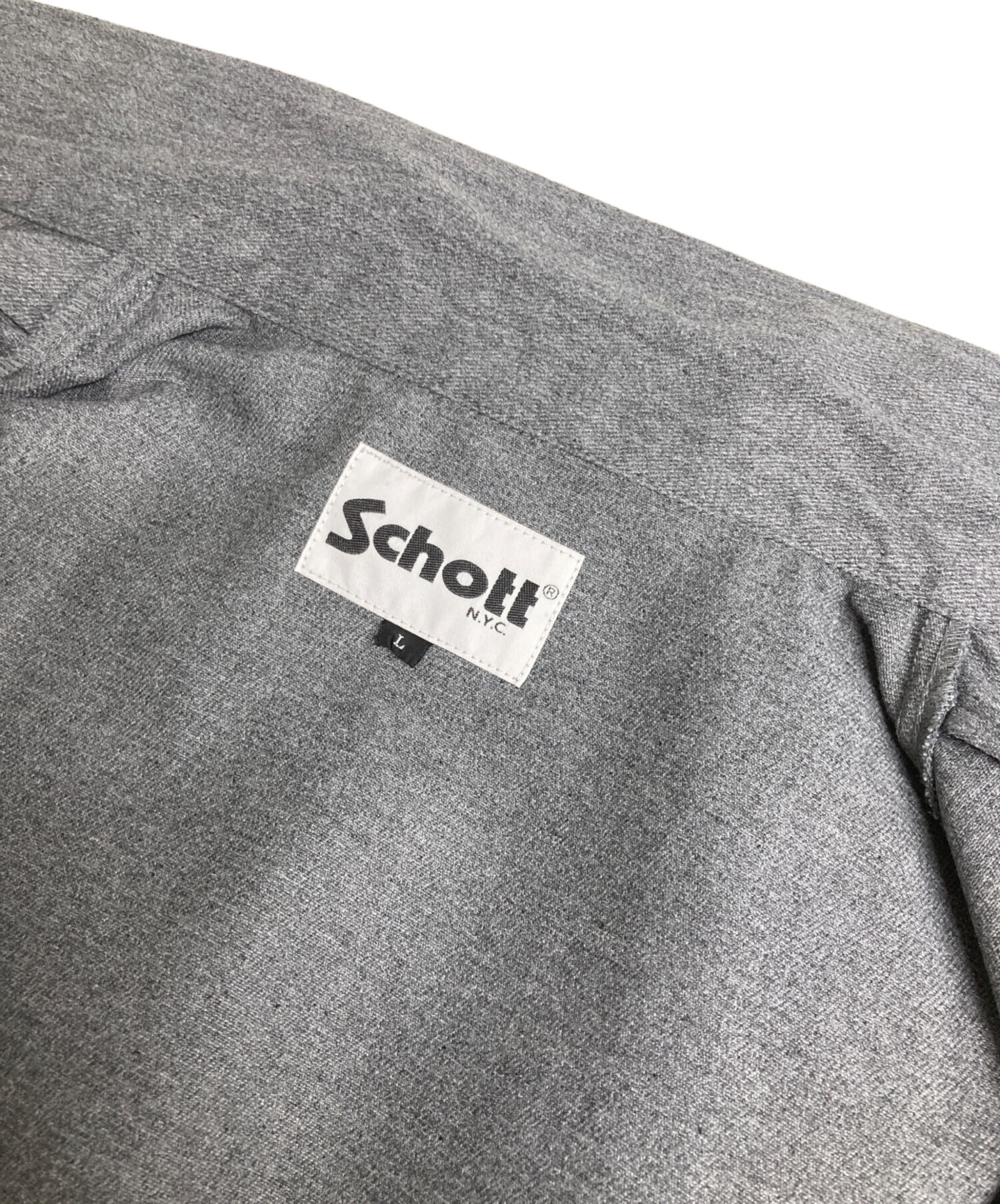 中古・古着通販】Schott (ショット) TC ワークジャケット グレー