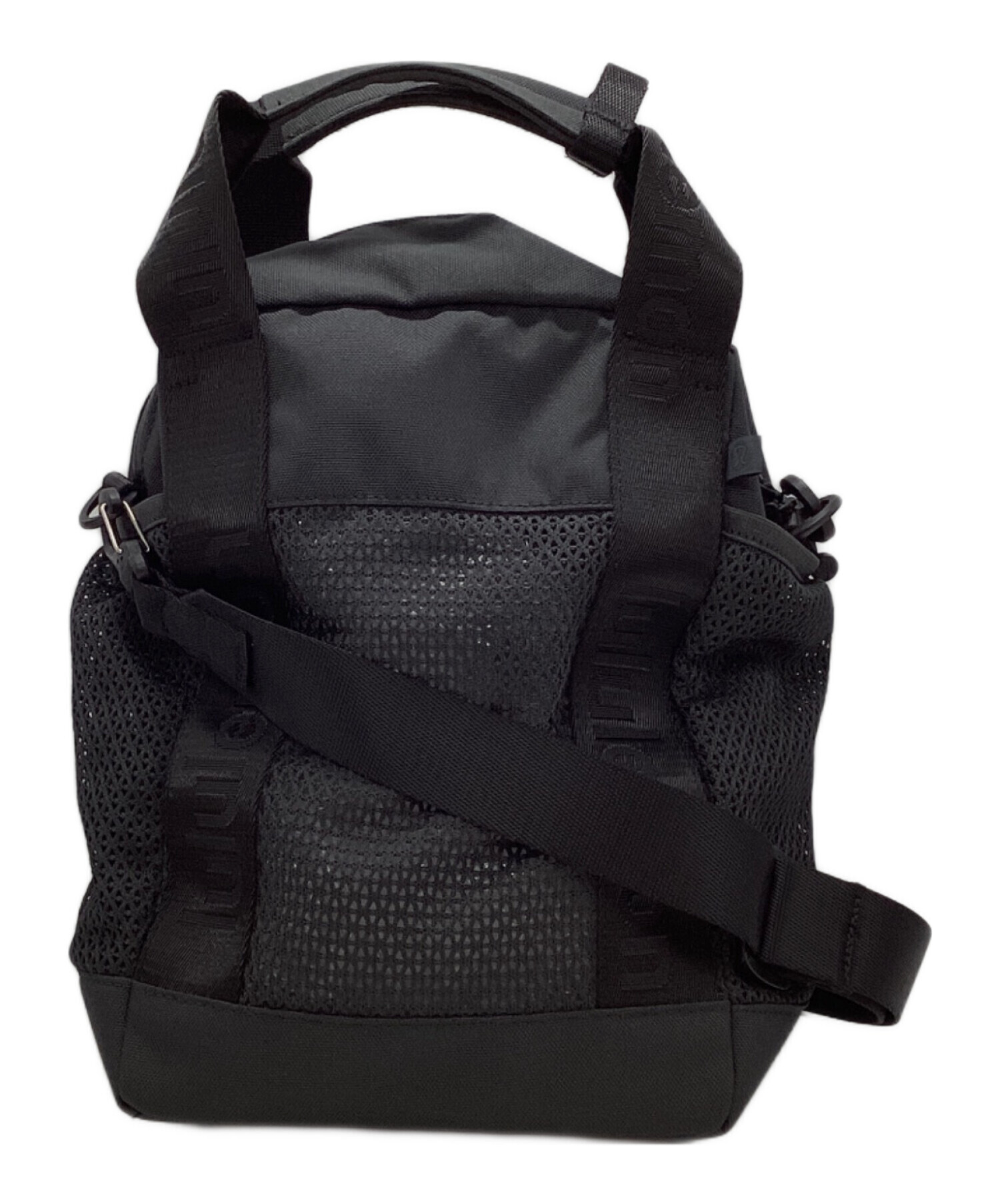 中古・古着通販】LULULEMON (ルルレモン) メッシュ2WAYバッグ ブラック 
