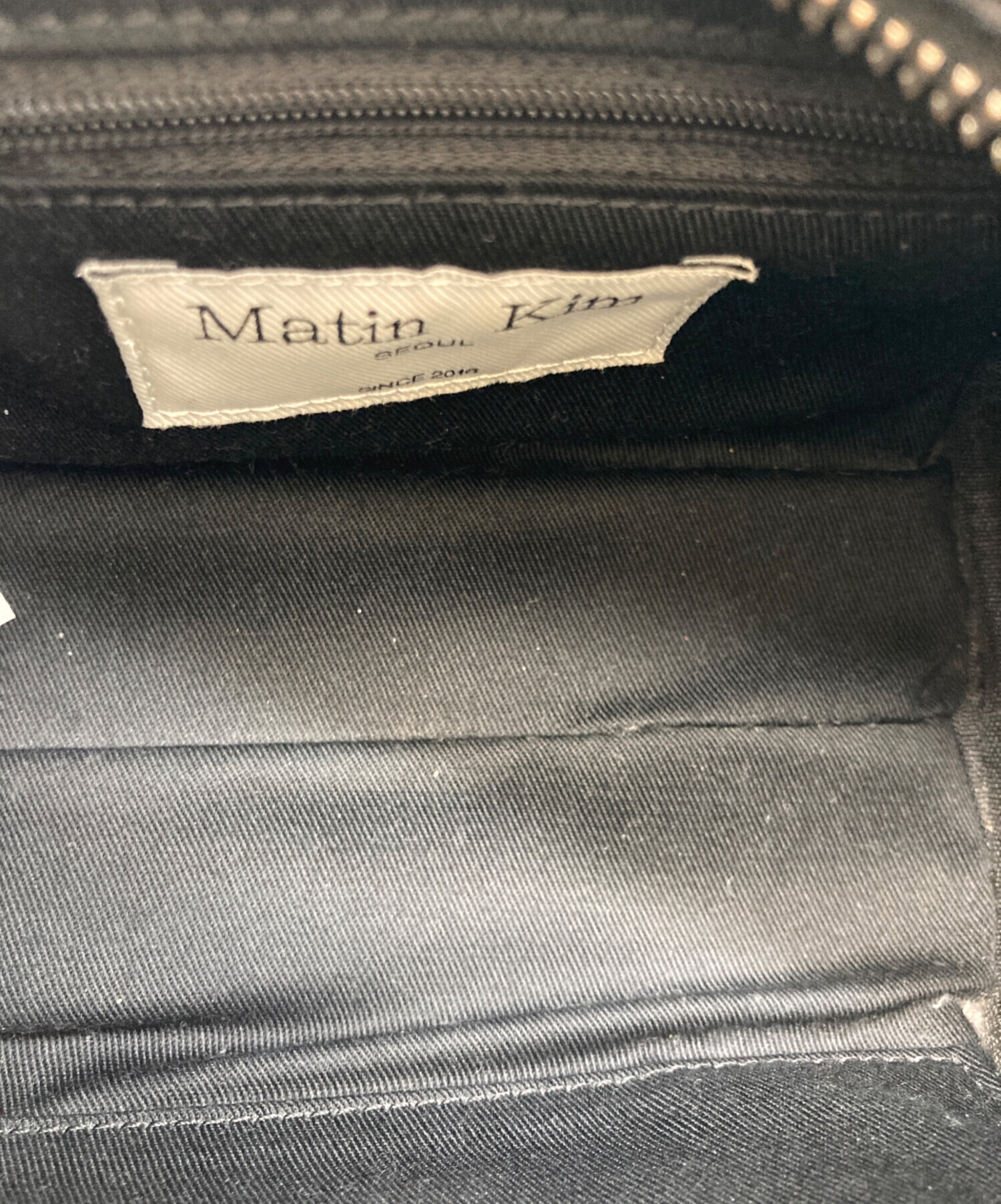 中古・古着通販】matin kim (マーティン・キム) ハンドバッグ ブラック