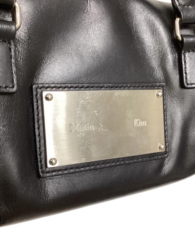 マーティン キム Martin kim ハンドバッグ　正規品　中古 中古・古着通販】matin kim (マーティン・キム) ハンドバッグ ブラック