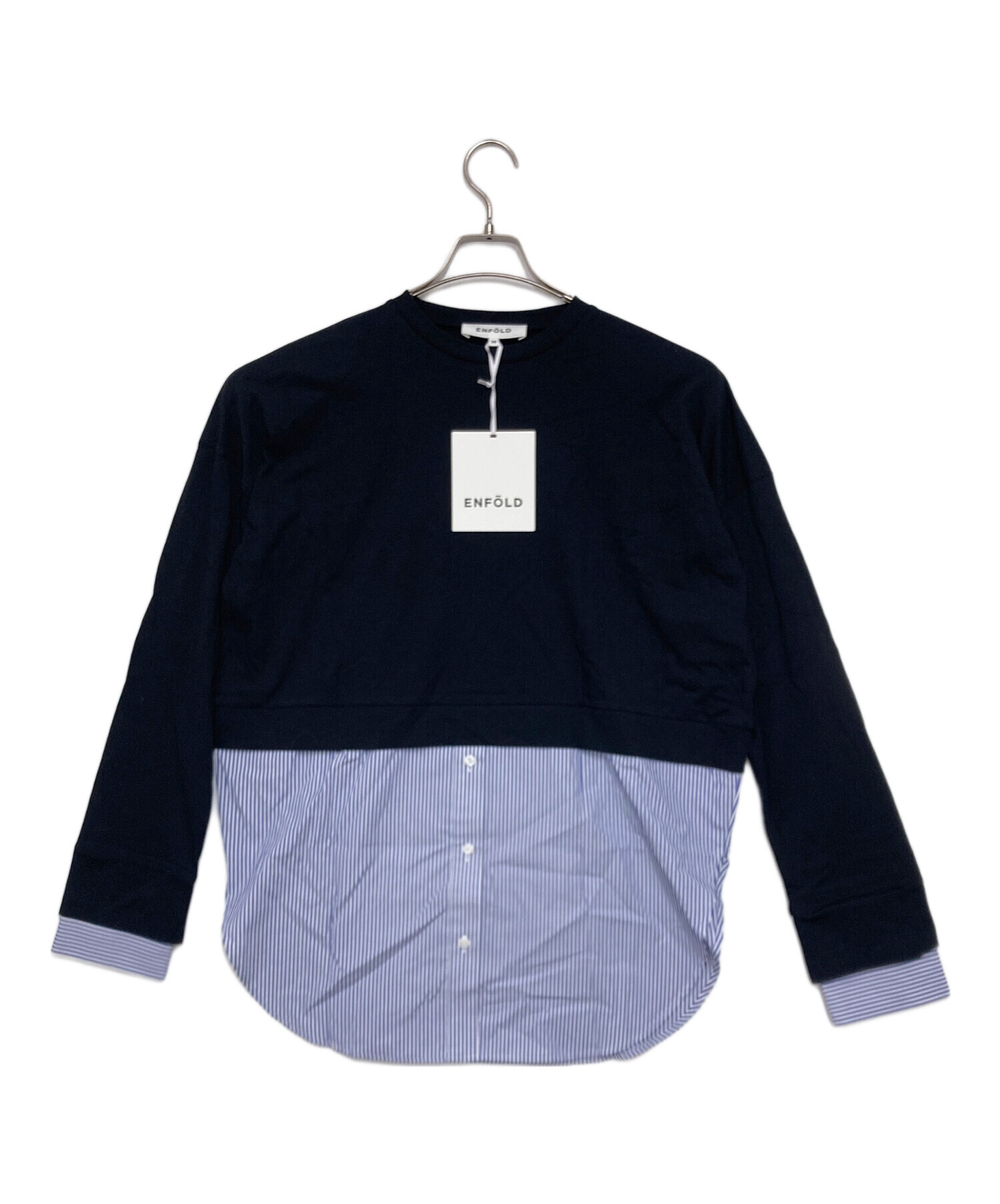 中古・古着通販】ENFOLD (エンフォルド) シャツレイヤードロング