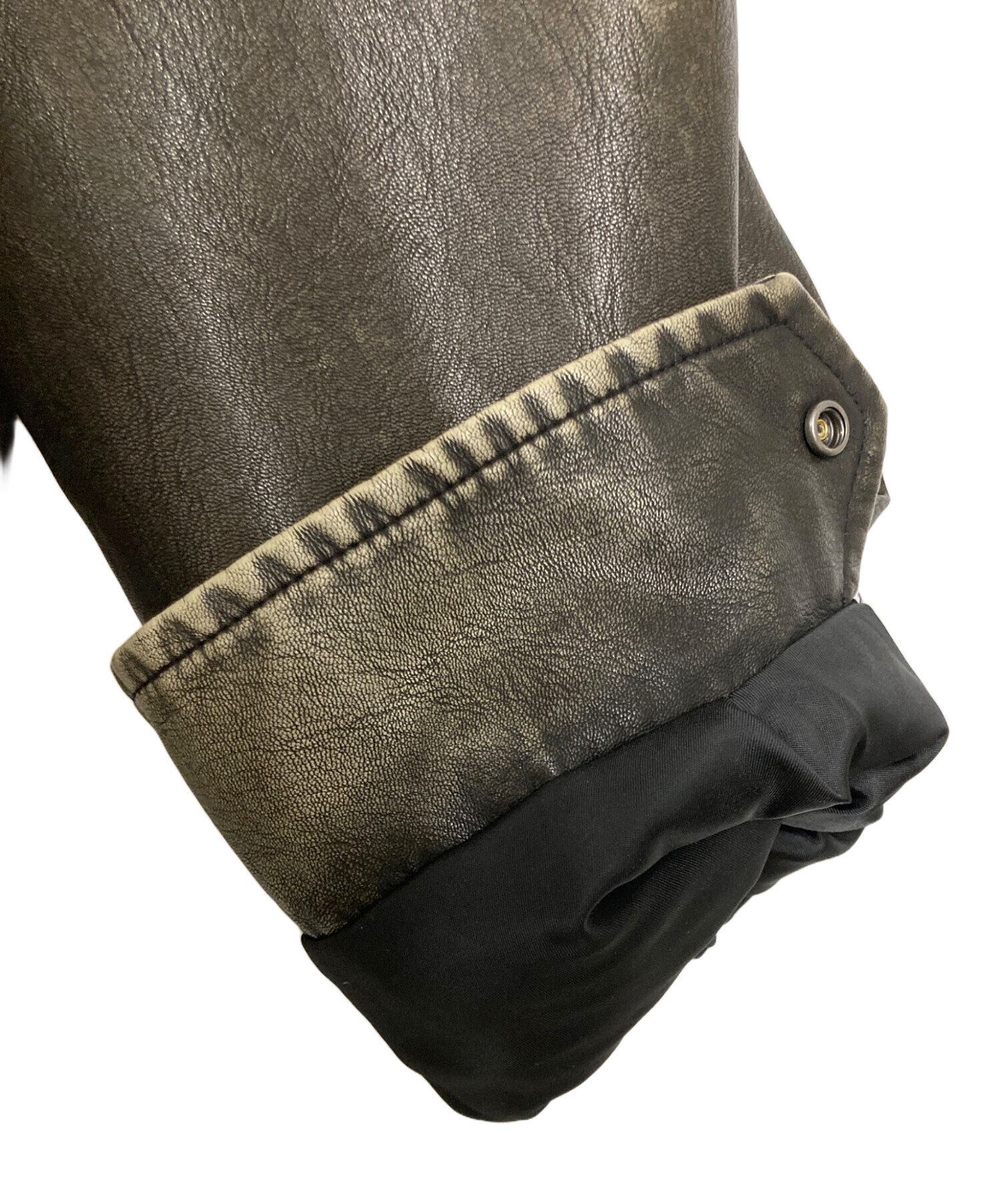 中古・古着通販】SLY (スライ) VINTAGE F／LEATHER S／ブルゾン