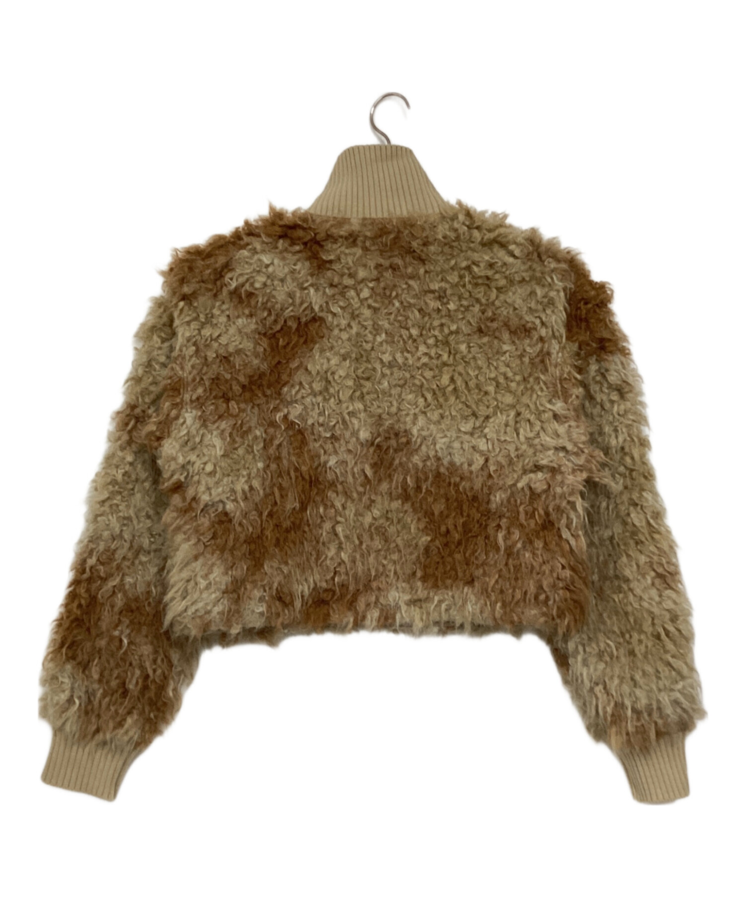中古・古着通販】Acne studios (アクネ ストゥディオス) リブ切替ボア 