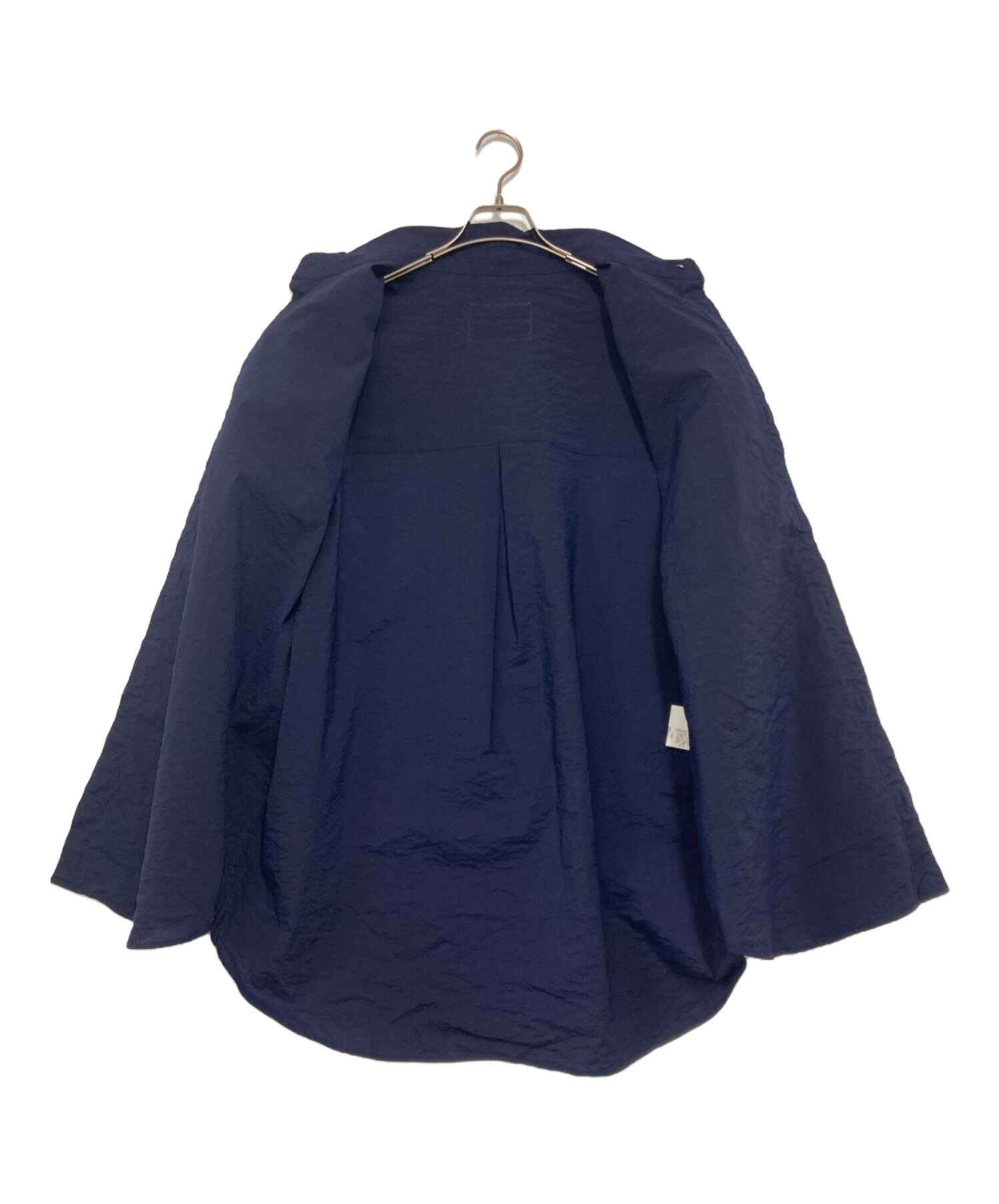 中古・古着通販】KOLOR (カラー) ドッキングシャツ ネイビー サイズ:1