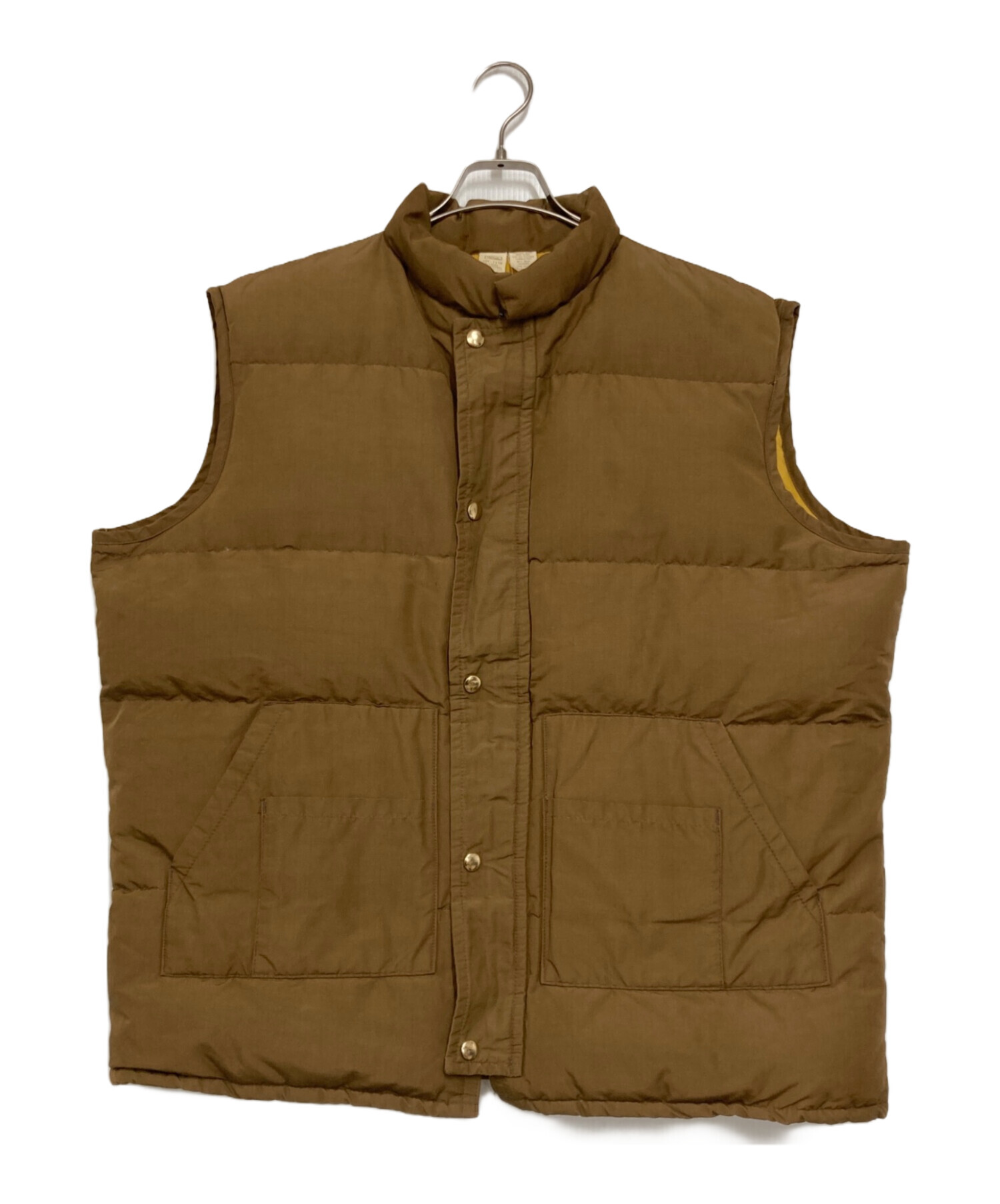 中古・古着通販】Walls (ウォールズ) ダウンベスト ブラウン サイズ:XL