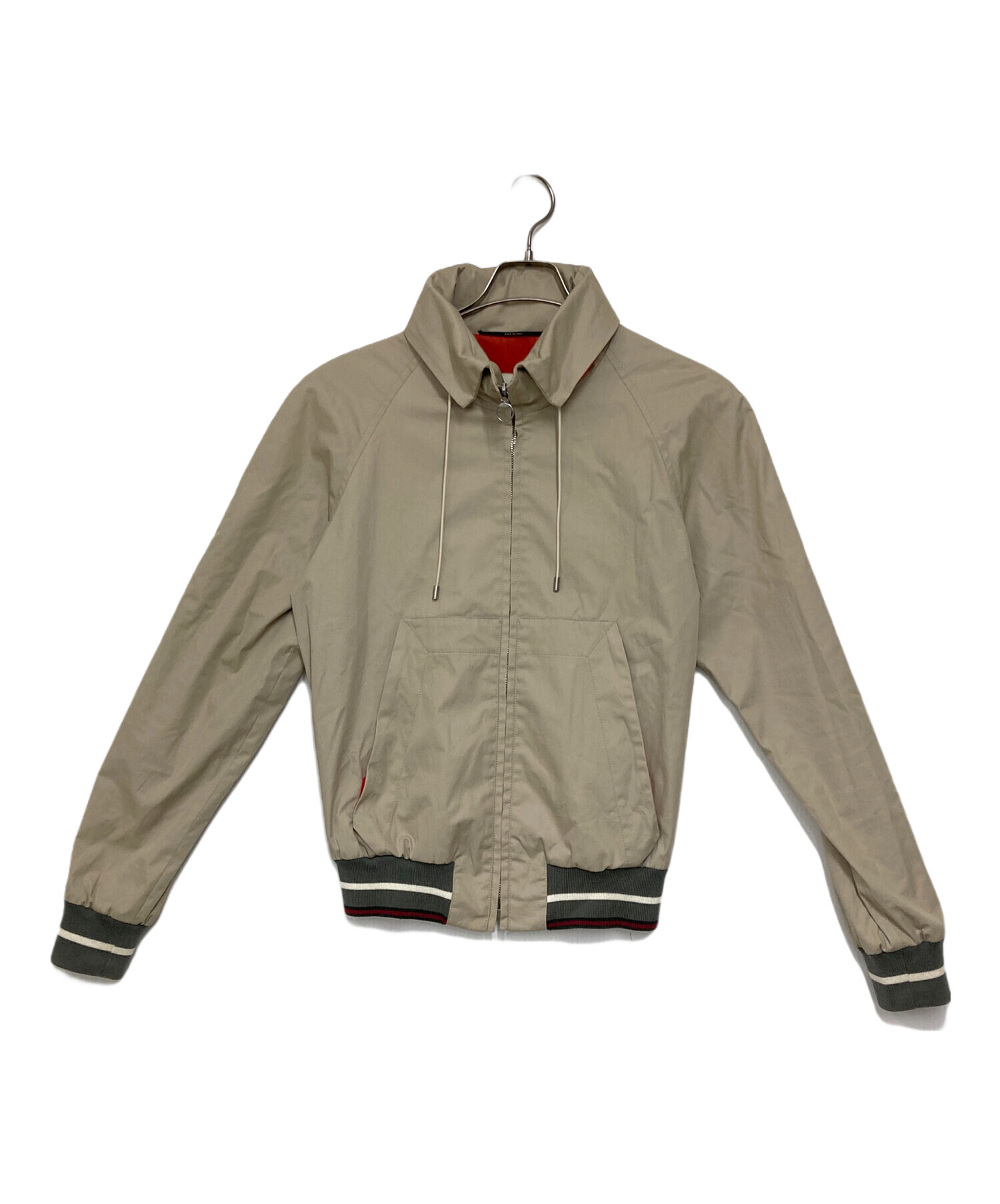 中古・古着通販】GUCCI (グッチ) リングジップブルゾン ベージュ