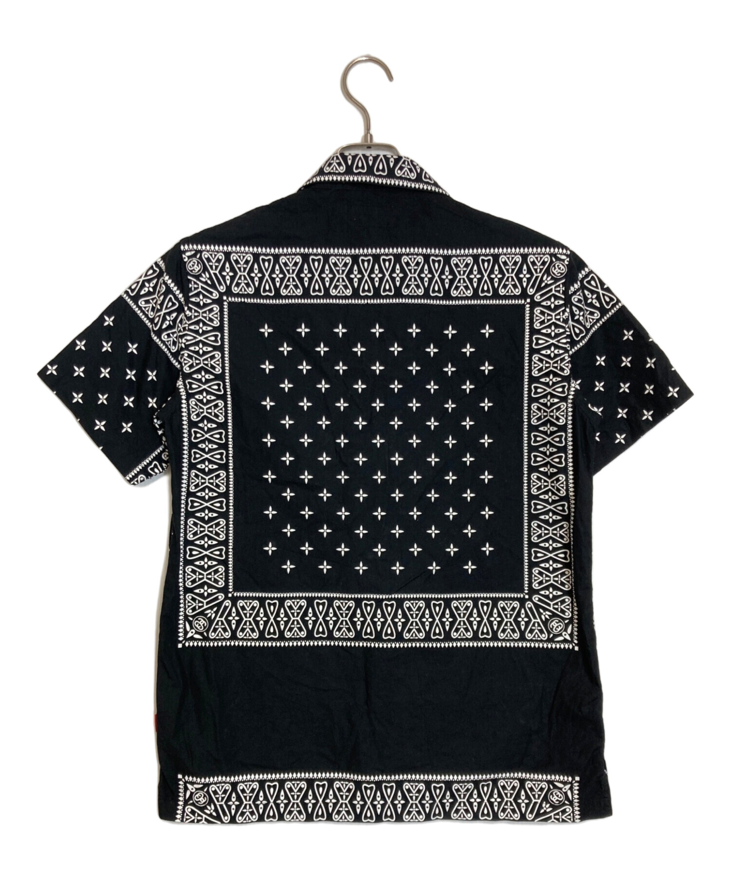 中古・古着通販】stussy (ステューシー) ペイズリー柄ハンソデシャツ