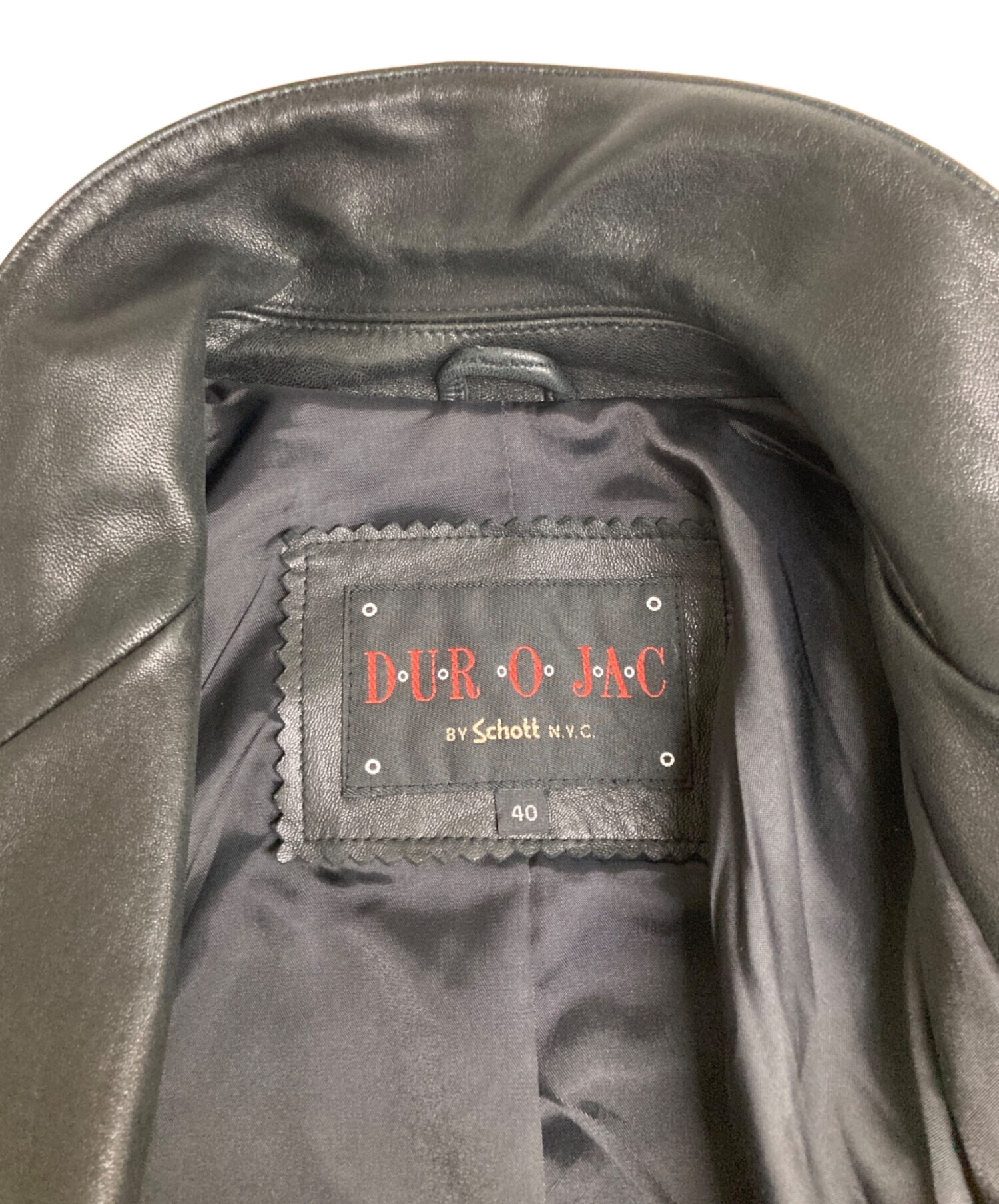 中古・古着通販】DUROJAC BY Schott (ショット) シープレザー